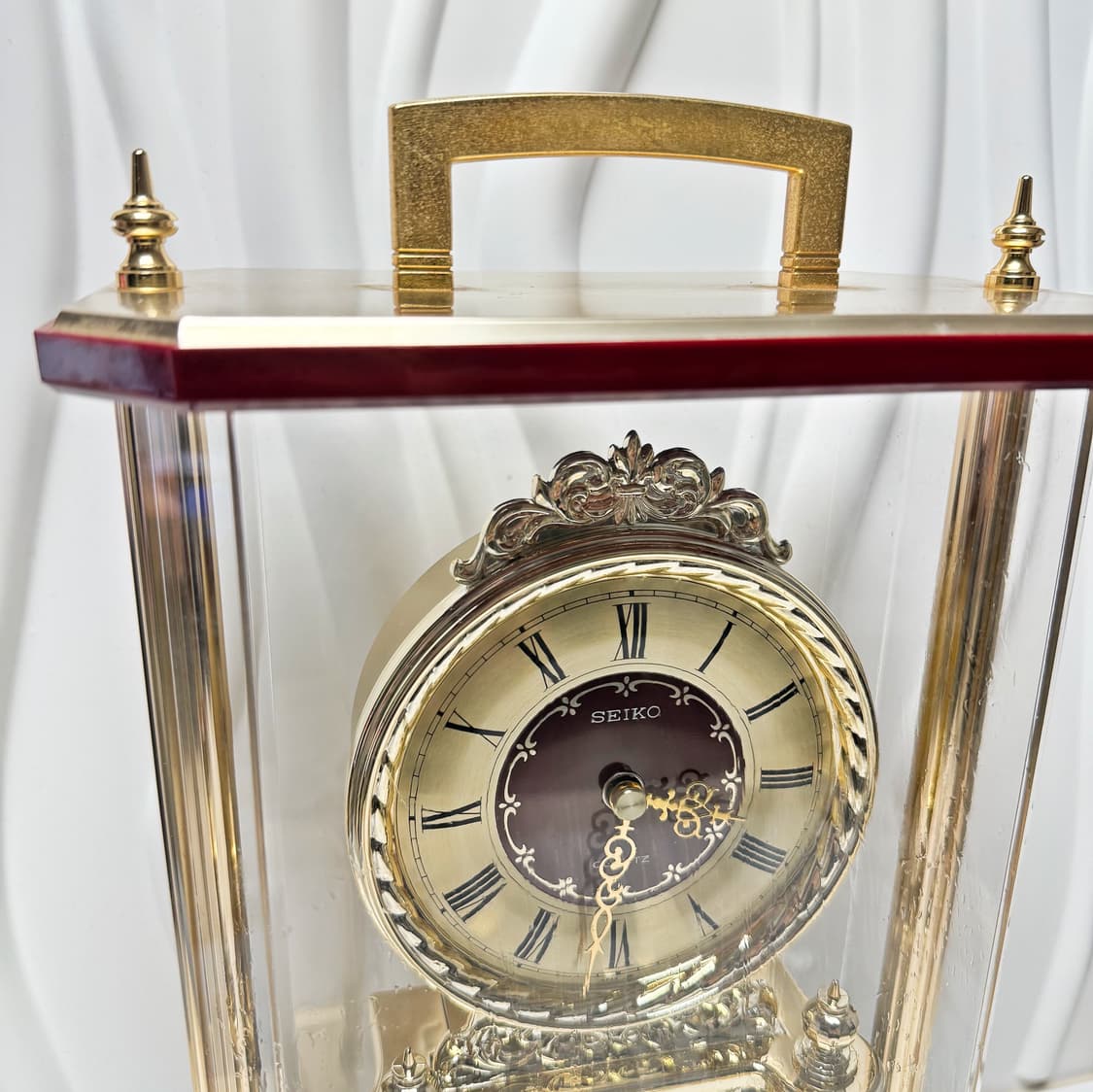 80's90's 세이코 빈티지 세이코 쿼츠 스켈레톤 탁상시계 상품이미지3