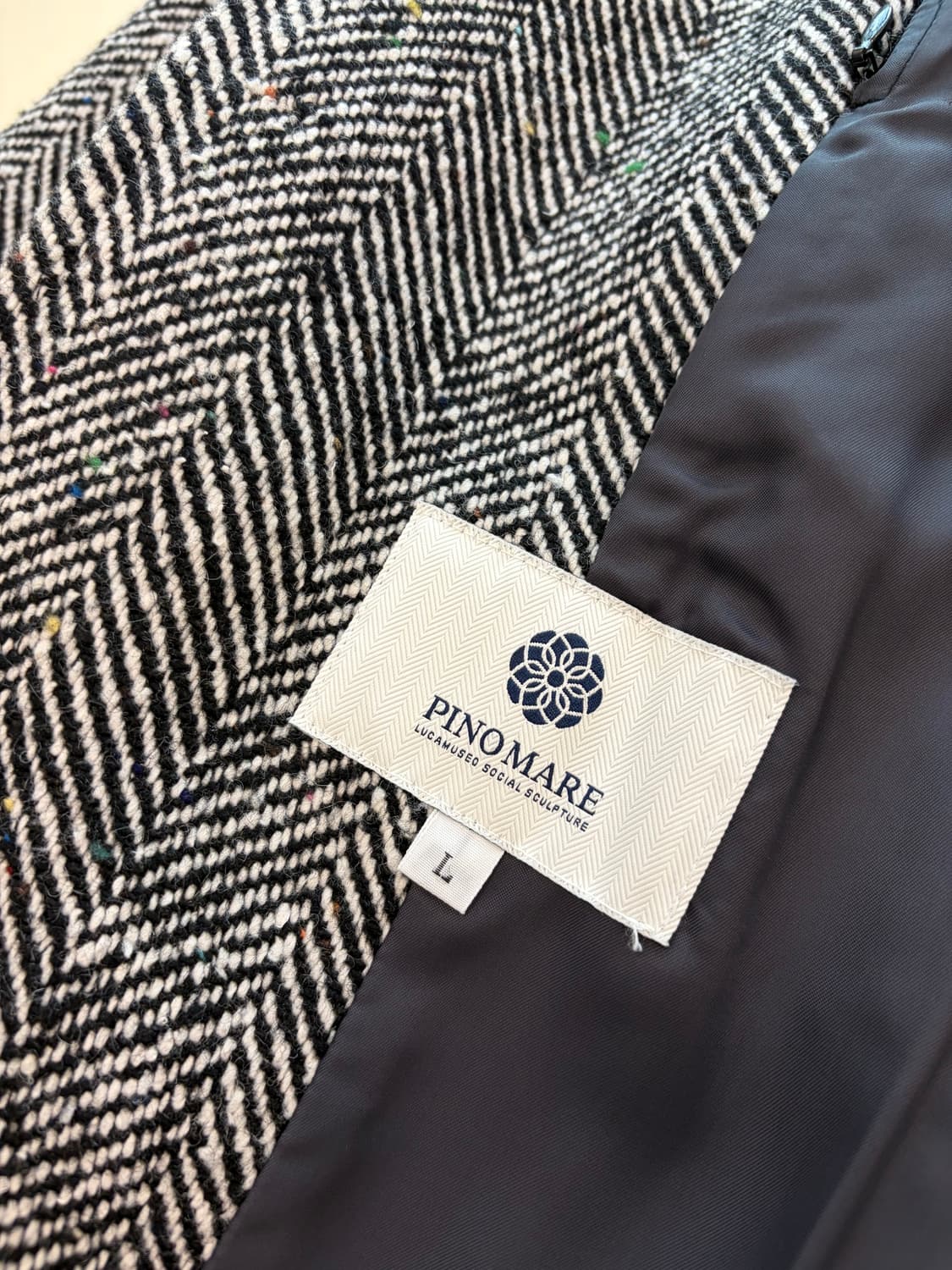 피노마레 도네갈 트위드 발마칸 코트 L(105) 상품이미지6