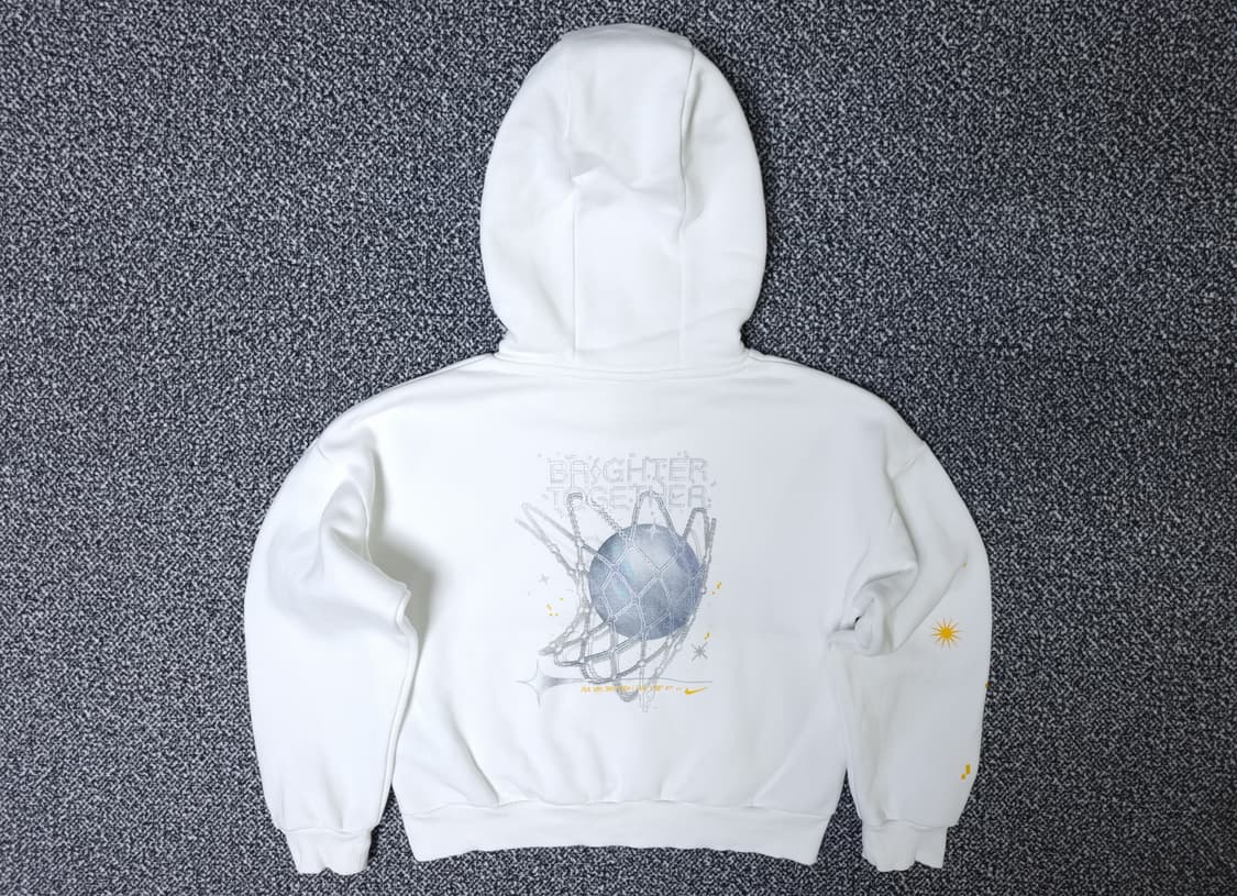 [무료배송][140]나이키 키즈 기모 크롭티 후드티 상품이미지2