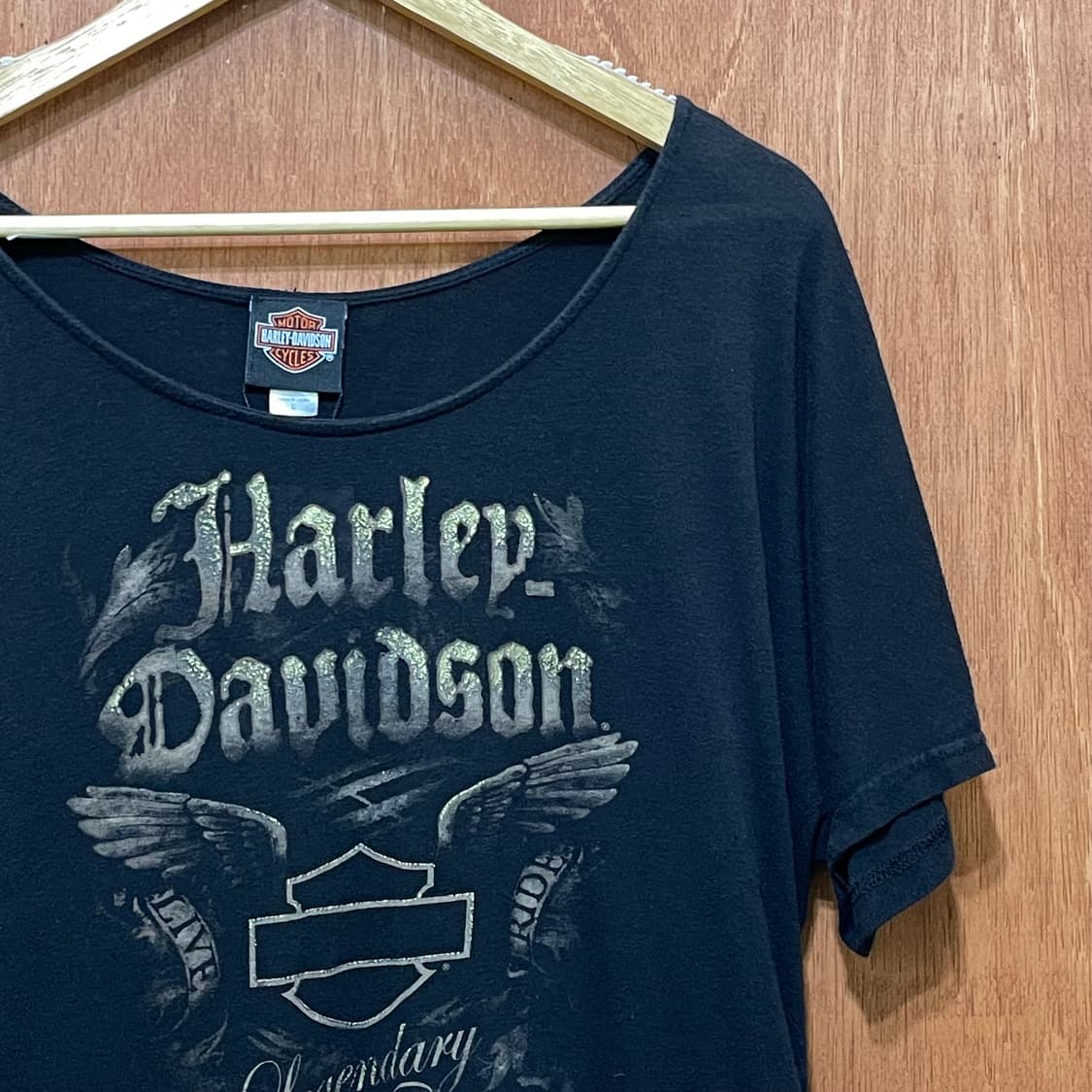 (L) Harley Davidson 할리 프린팅 나그랑 반팔 상품이미지3