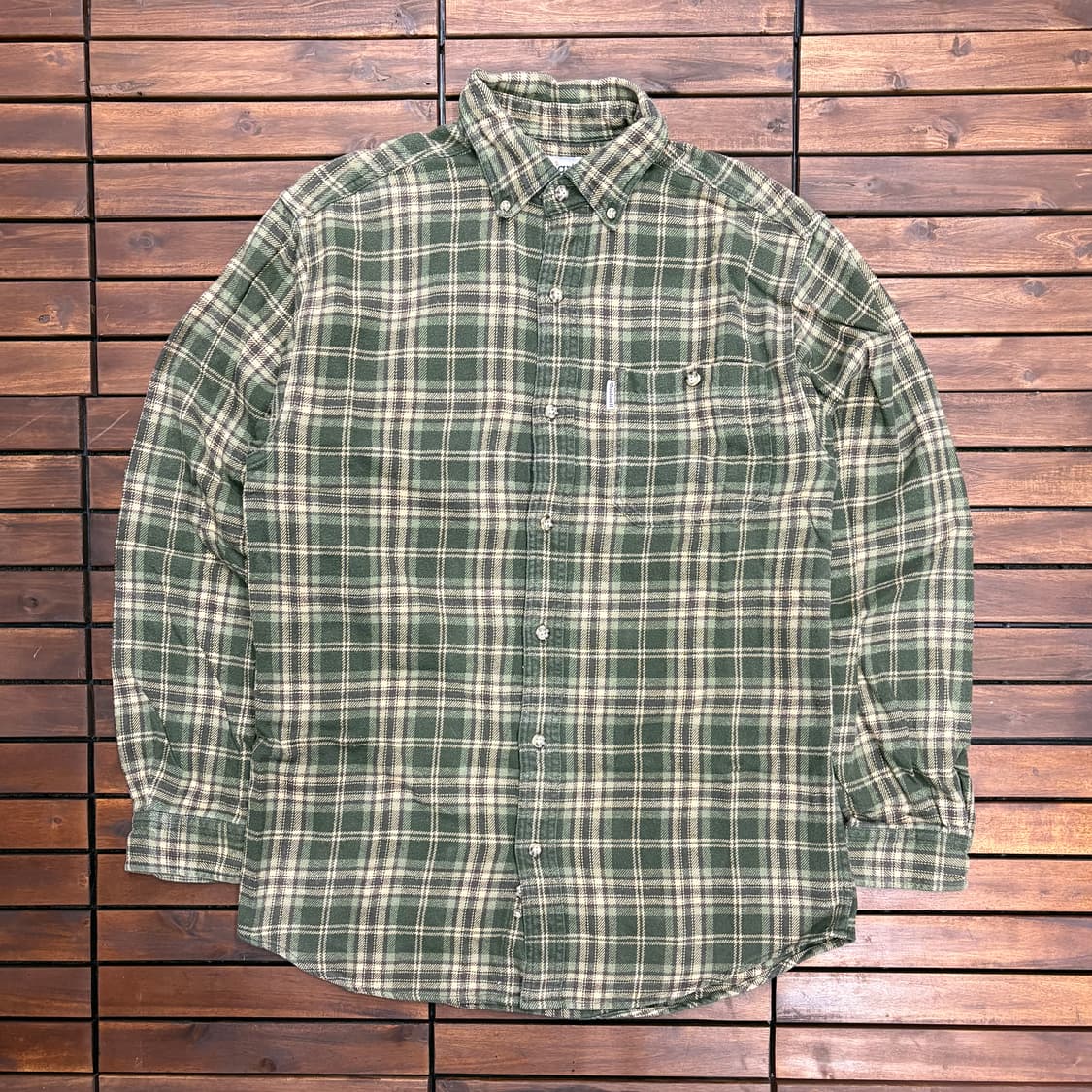 (M) 칼하트 원 포켓 플란넬 체크 셔츠 상품이미지1