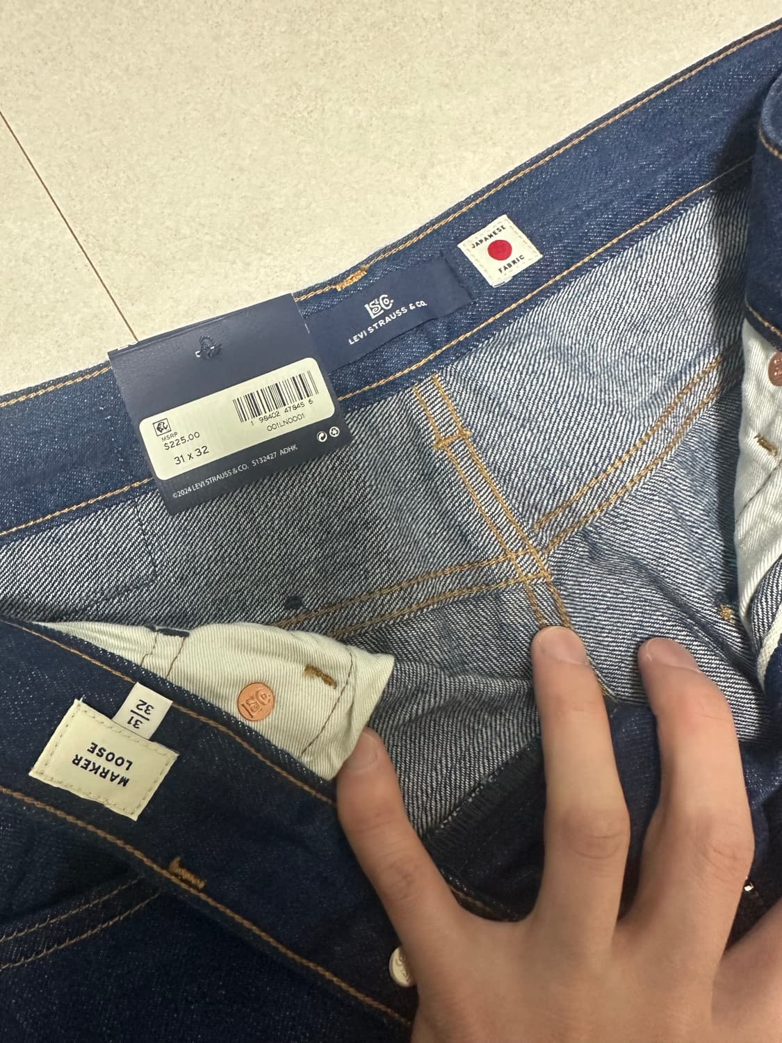 리바이스 블루탭 마커루즈 새상품 판매해요 상품이미지4