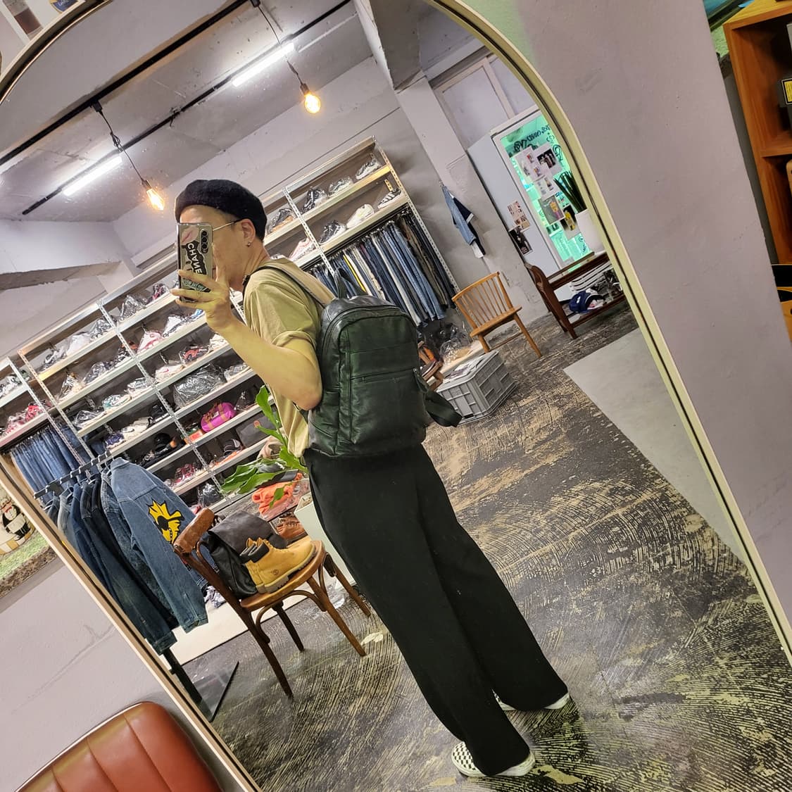 레더 백팩 상품이미지10