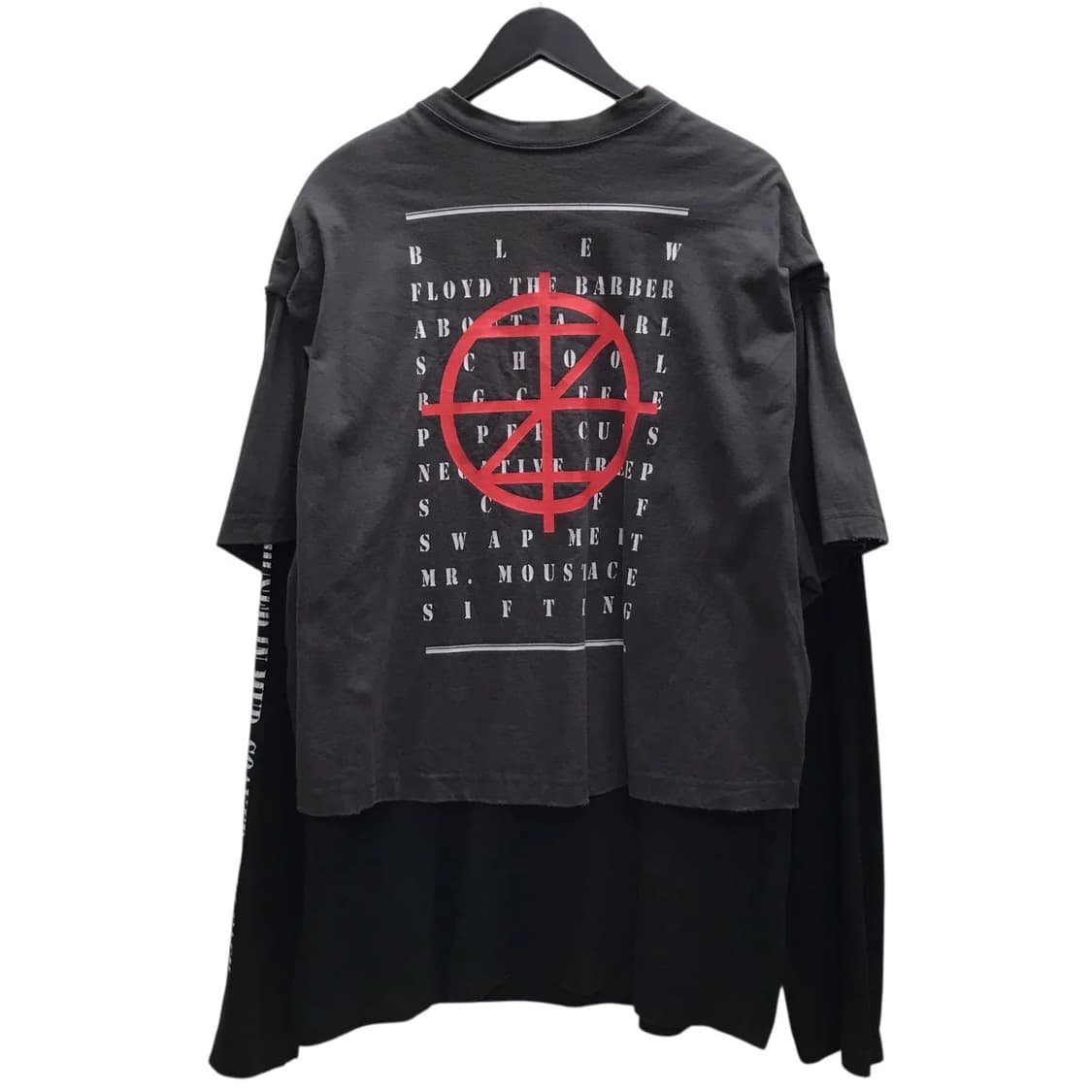 PROJECT G/R print  Layered T-shirt 상품이미지2