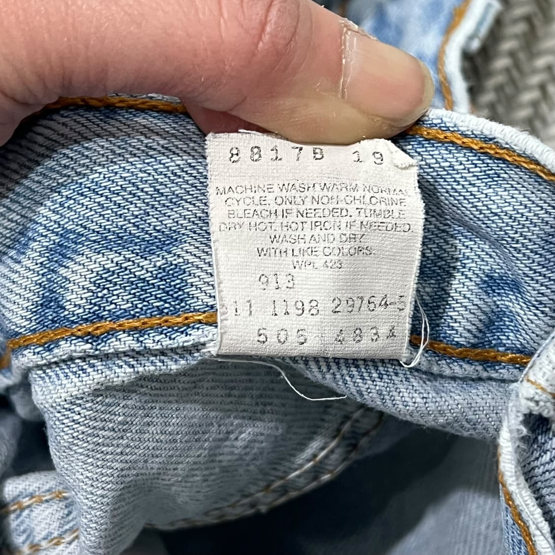 usa 리바이스 505 데님팬츠 s08432 상품이미지9