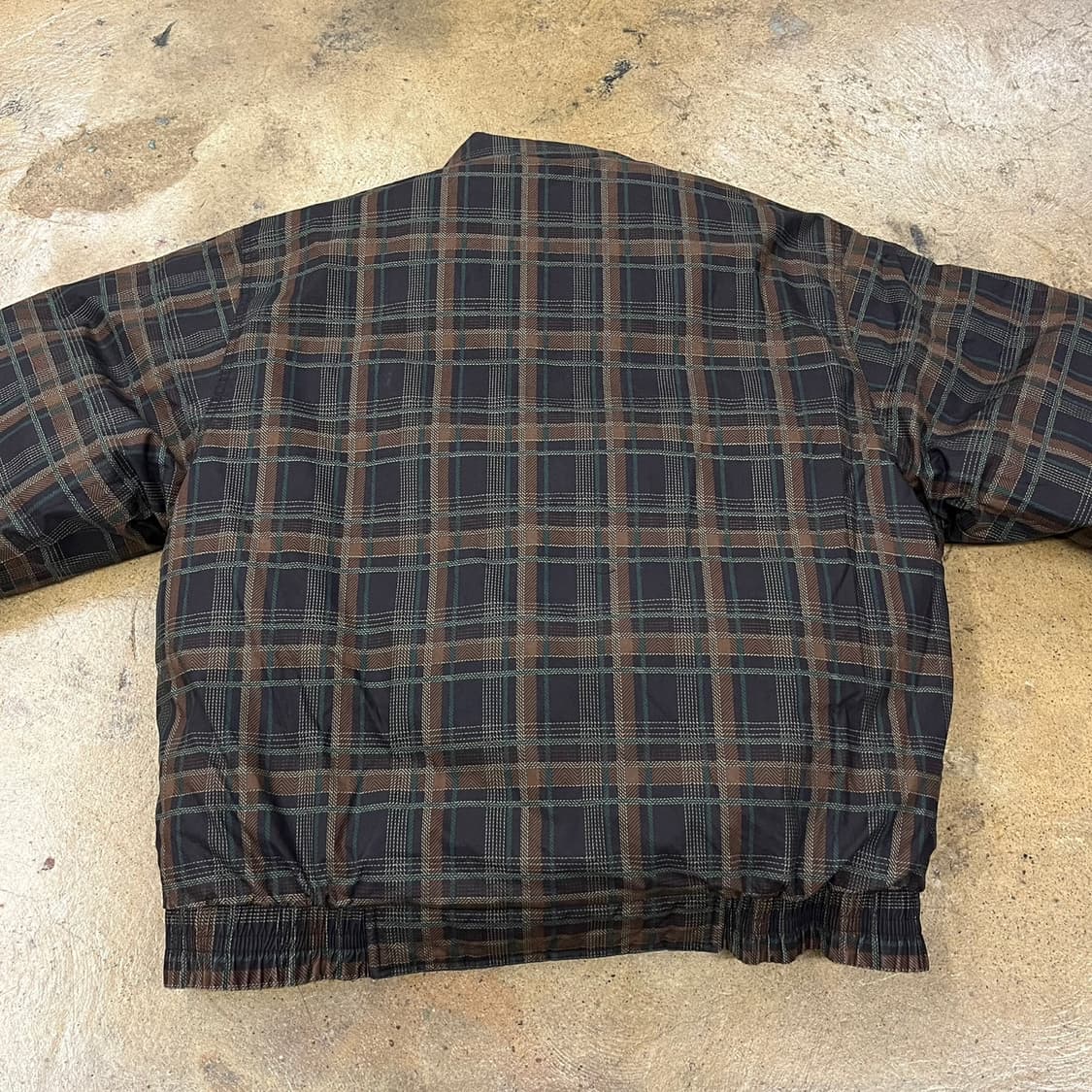 아디다스 양면 리버시블 체크 연두 그린 숏패딩 95 상품이미지4