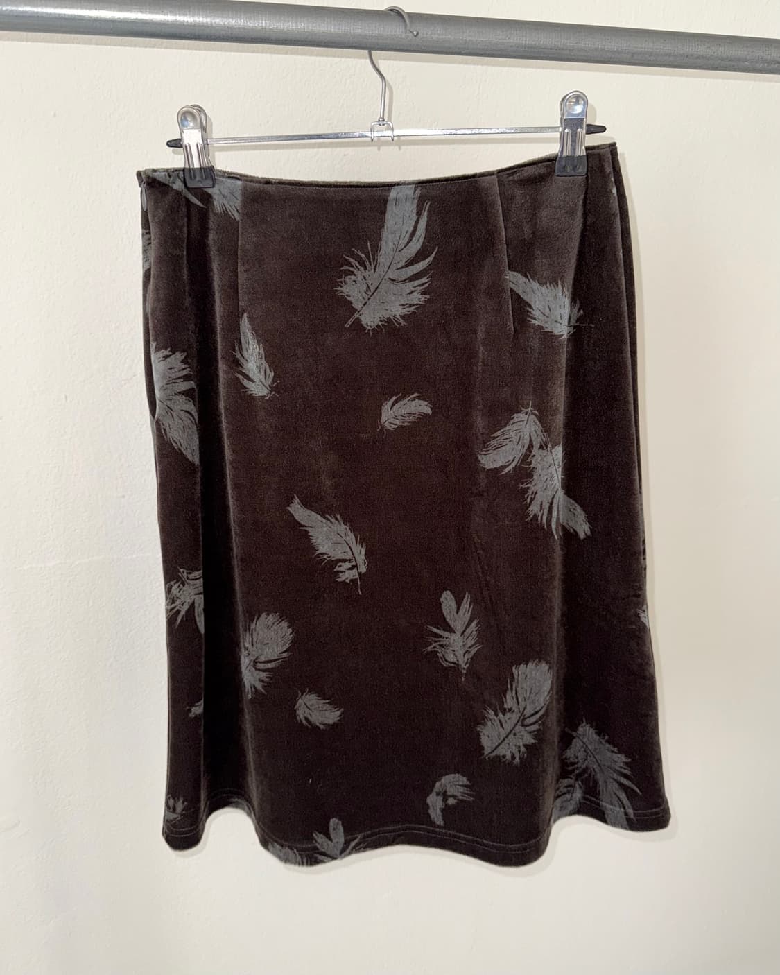 빈티지 벨벳 스커트 상품이미지4