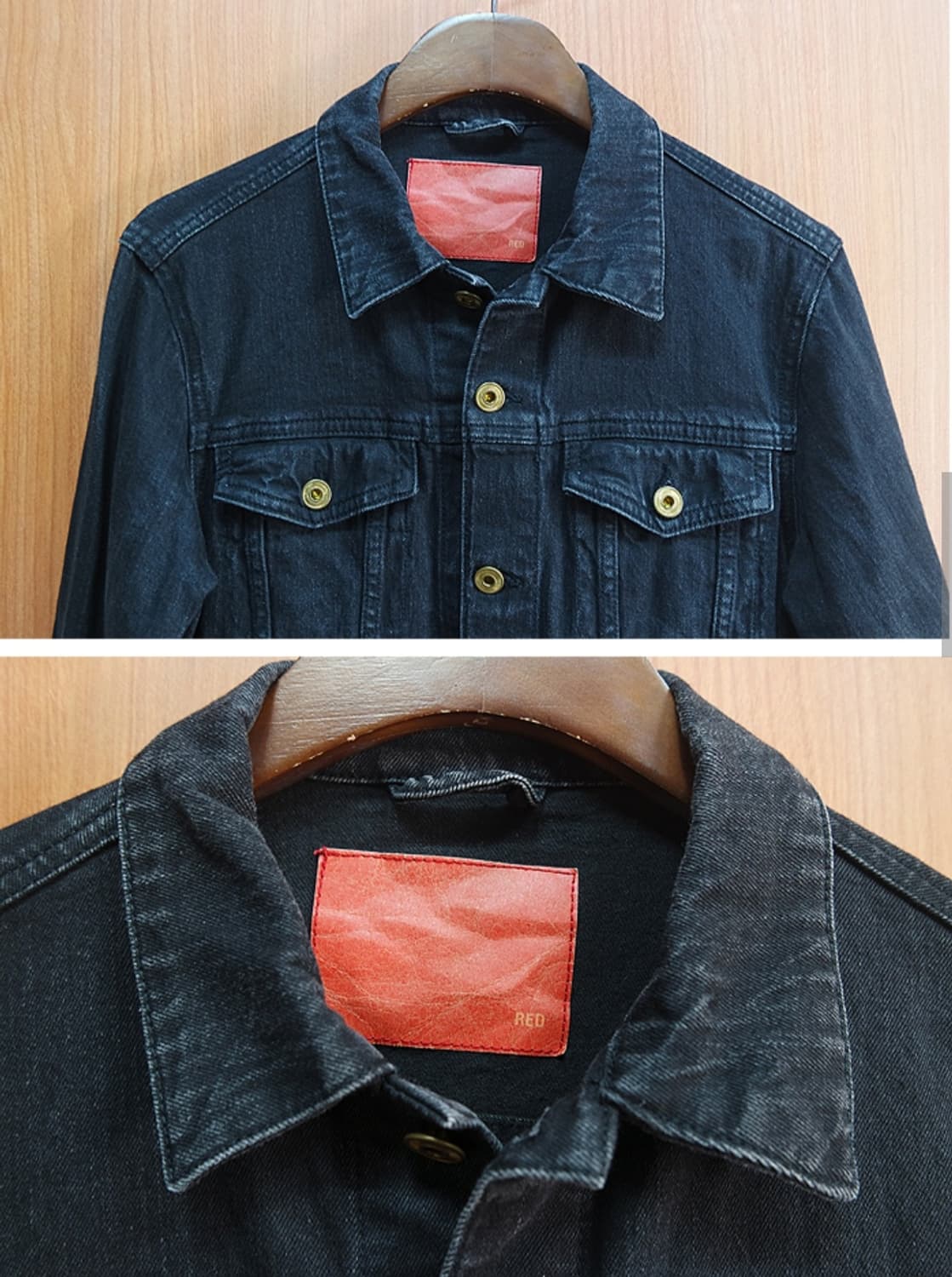 Wego  흑청 데님 자켓 상품이미지2