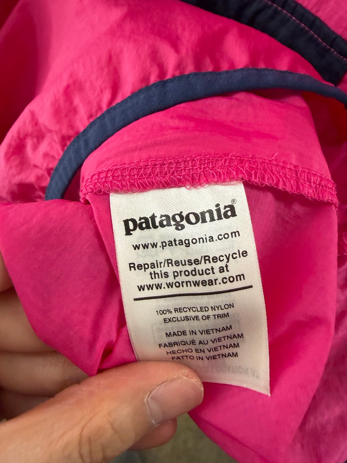 Patagonia houdini pullover anorak pink 상품이미지5