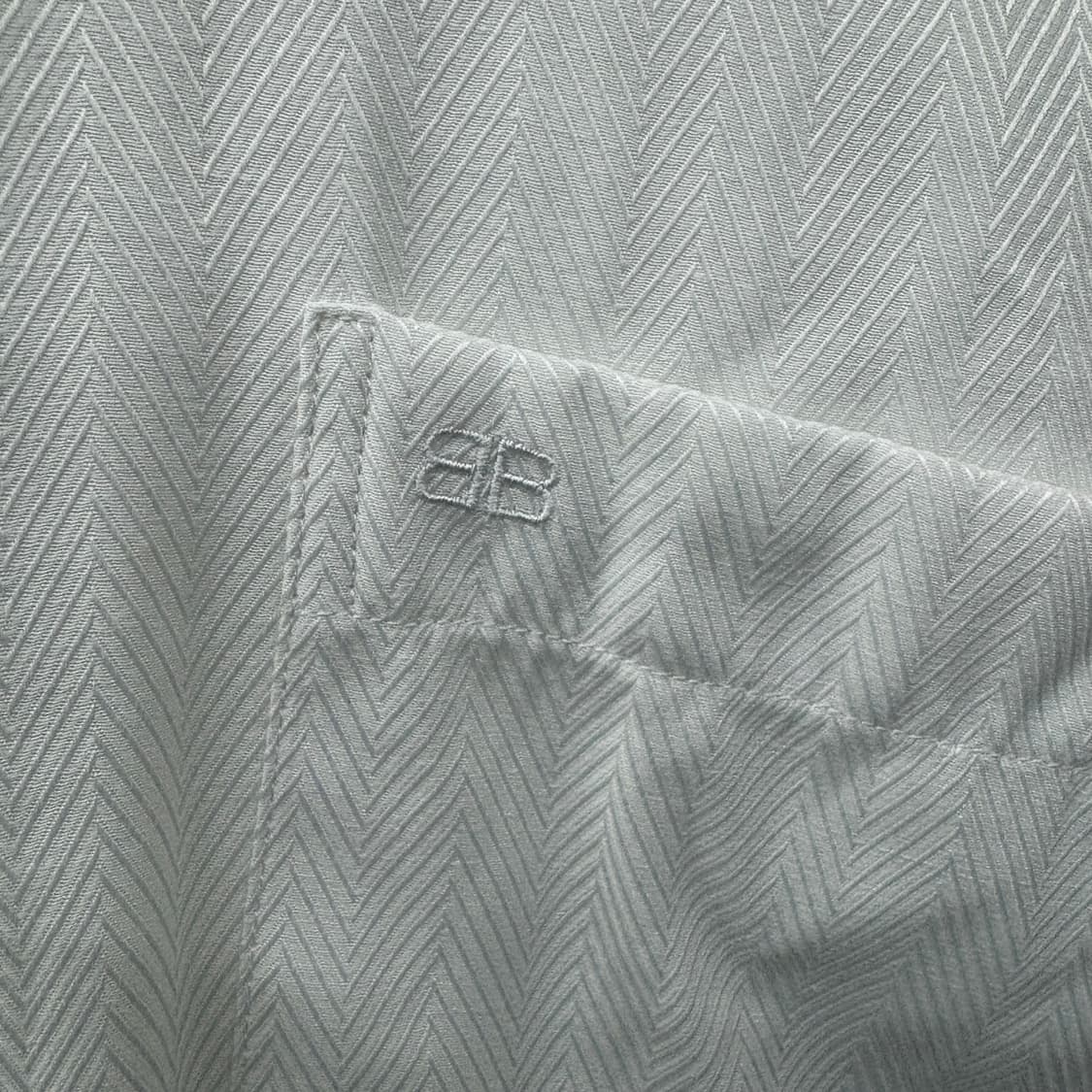 발렌시아가 헤링본 긴팔 셔츠 남성 XXL 상품이미지3