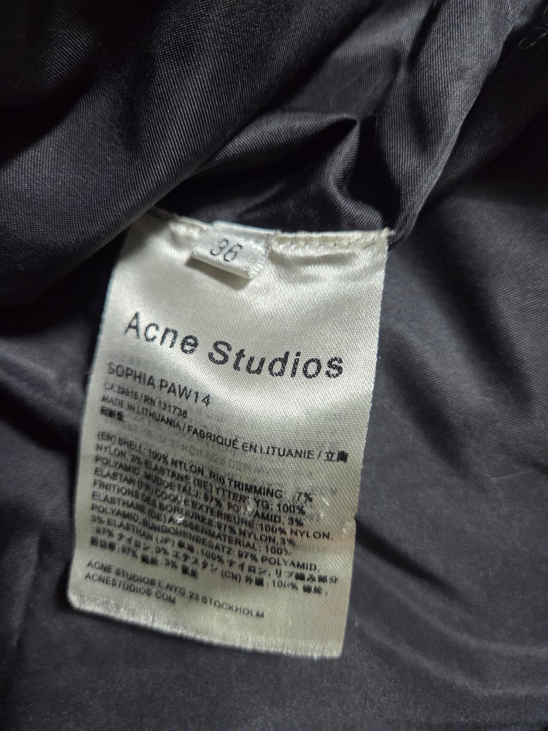 아크네 스튜디오 sophia paw14 패딩 상품이미지4