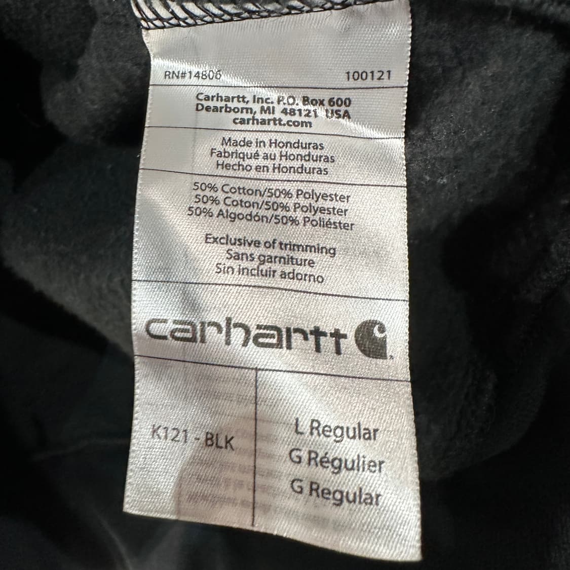 칼하트 기모 후드집업 105 상품이미지4