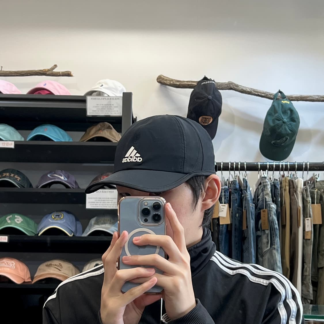 [OS/정품] 아디다스 블랙 남여공용 볼캡모자
 상품이미지1