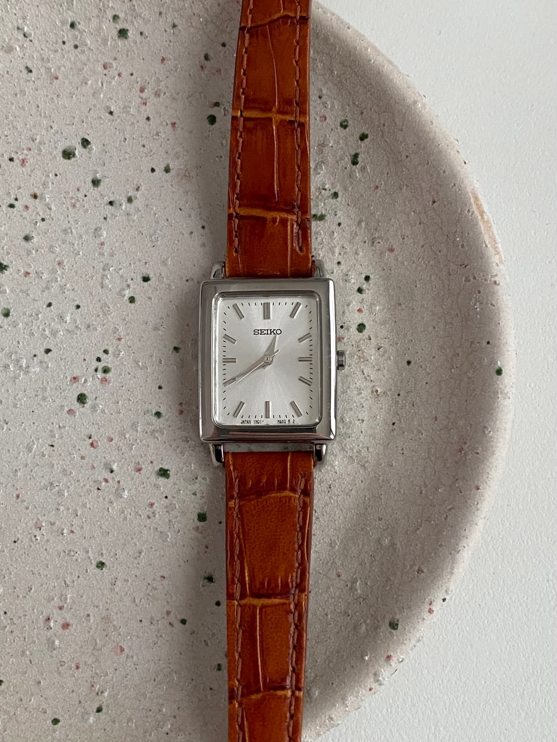 Seiko 세이코 스퀘어 실버 쿼츠 상품이미지3