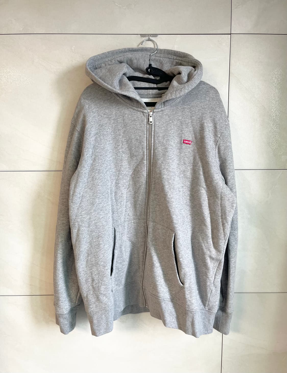 리바이스 파워정품 후드집업 그레이 (L size)  상품이미지2