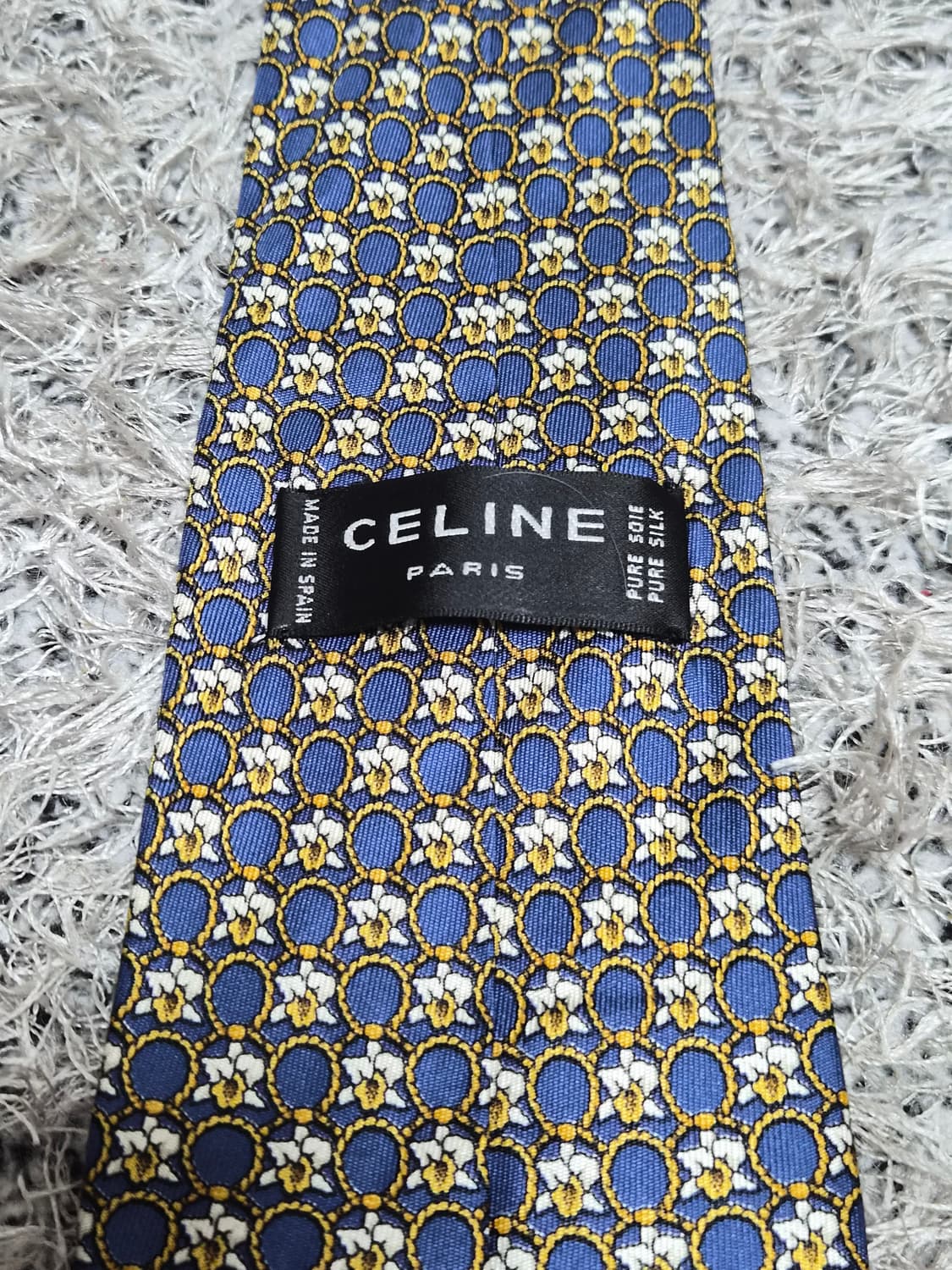 셀린느Celine 플라워 패턴 넥타이 Free - N38 상품이미지4