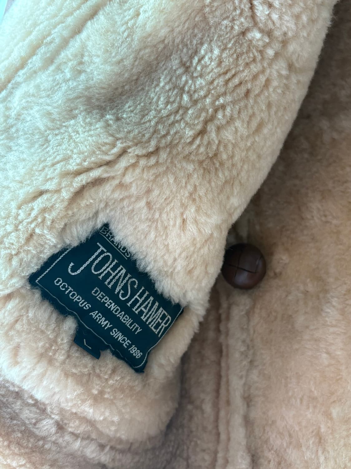 Vintage JOHNS HAMER 양가죽 무스탕 상품이미지7