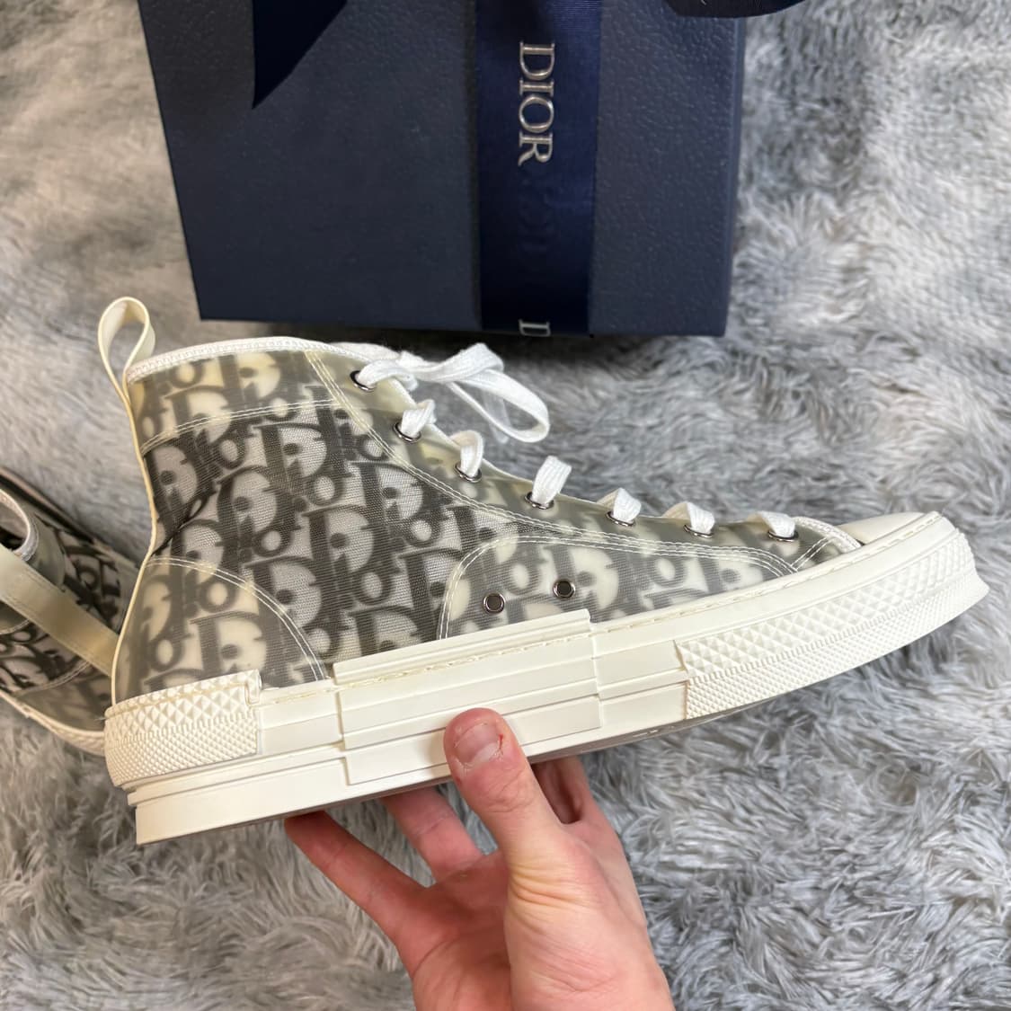 디올 오블리크 하이탑 스니커즈 43사이즈 상품이미지6