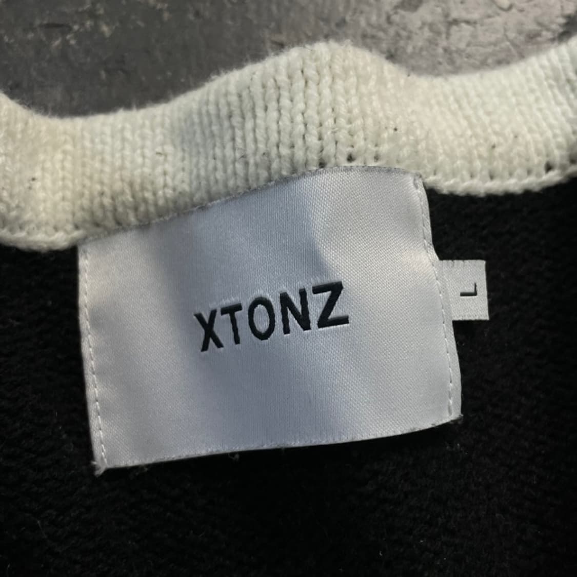 100 엑스톤즈 스포티 라운드 니트집업  상품이미지3