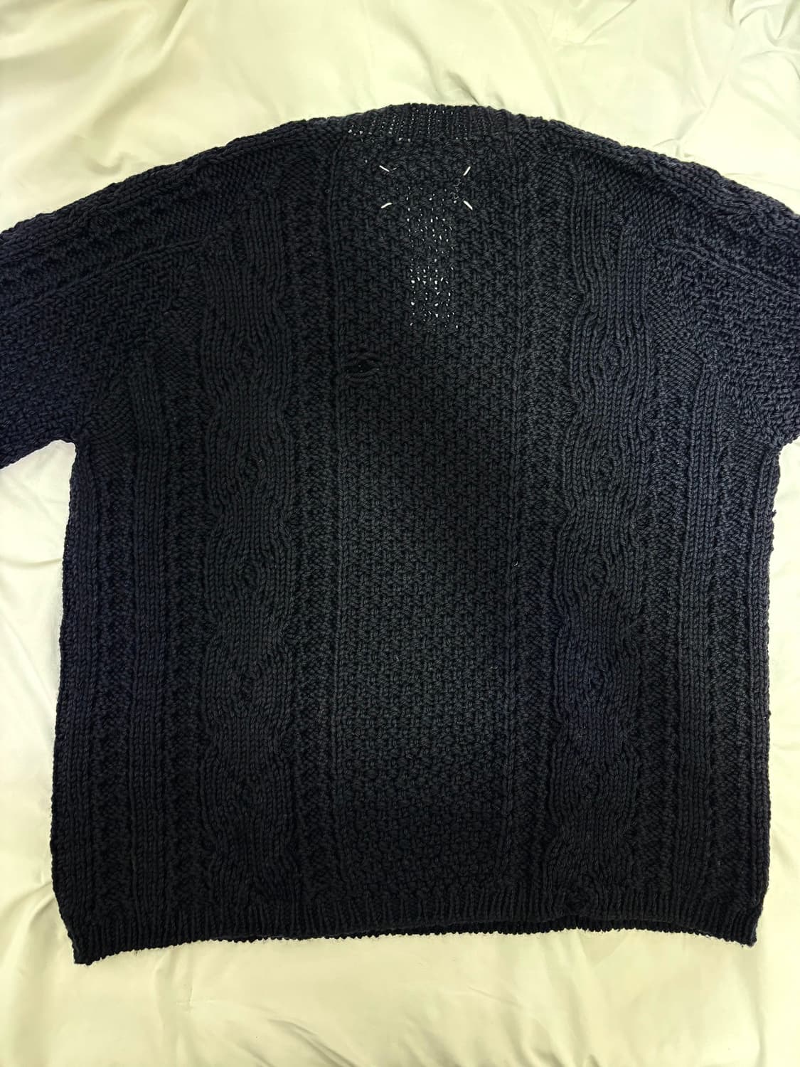 마르지엘라 21FW 울 케이블 피셔맨 디스트로이드 니트 상품이미지5