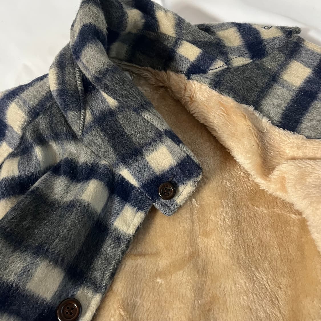 y.c.Lee 블루체크 울 자켓 상품이미지8