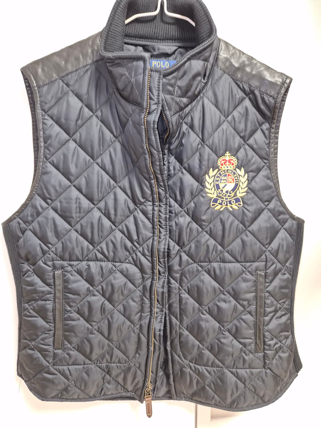 폴로 랄프로렌 퀼팅 조끼 XL 블랙 상품이미지1