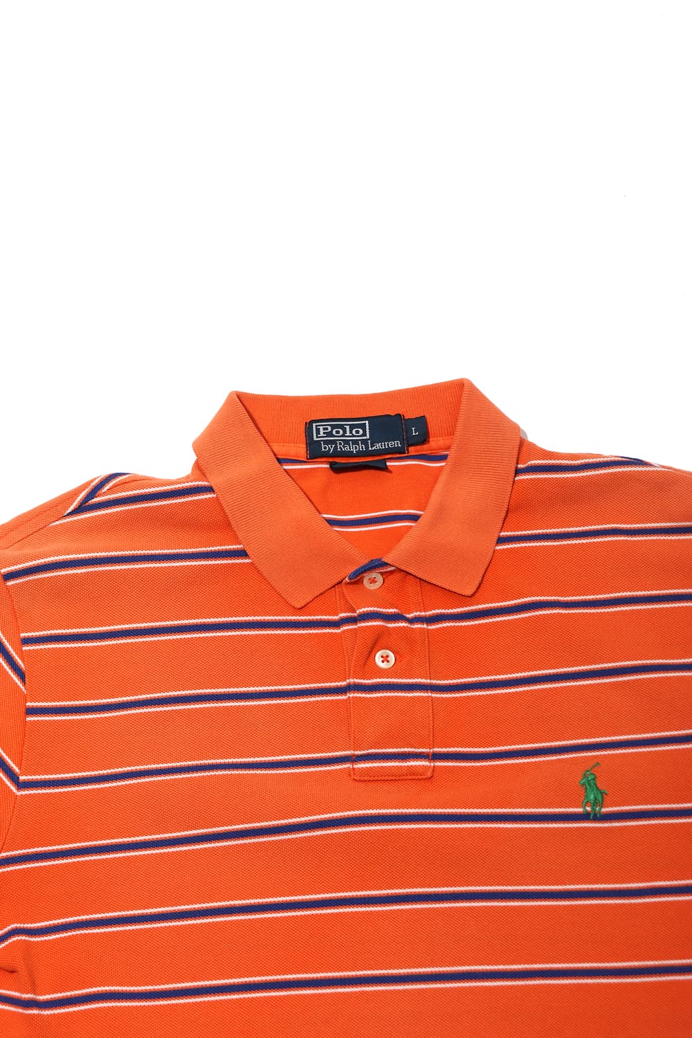 폴로 랄프 로렌 커스텀 핏 단가라 폴로 카라티 size L 상품이미지3