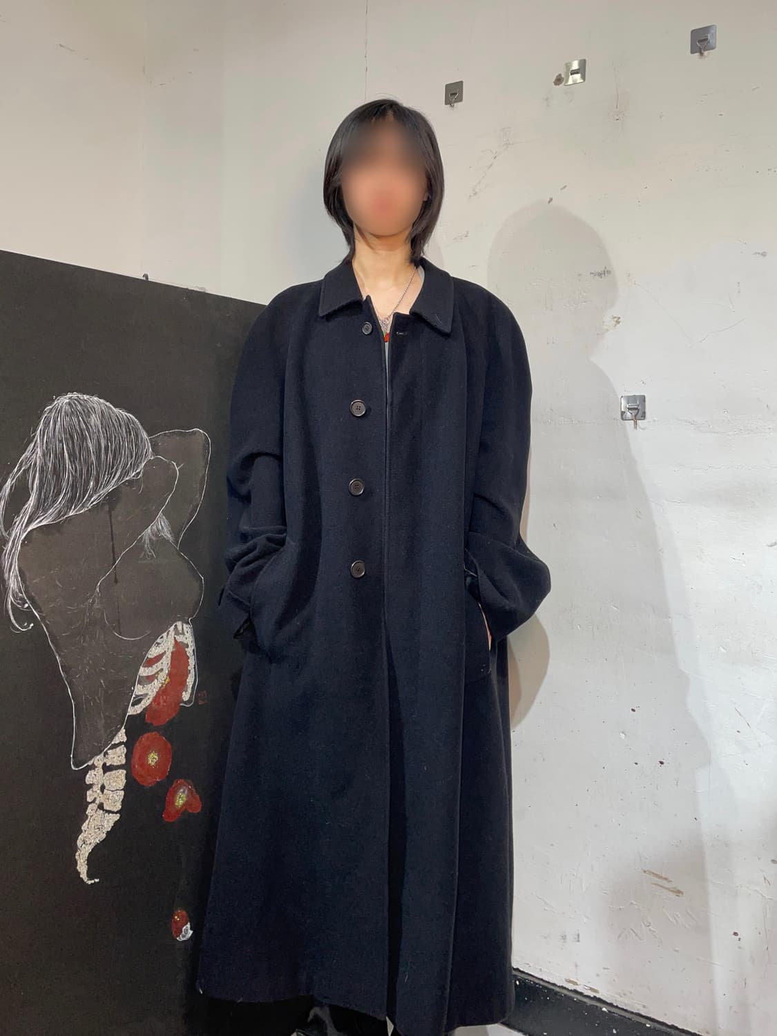 조르지오 아르마니 라나울 발마칸 싱글 코트 XL 상품이미지3