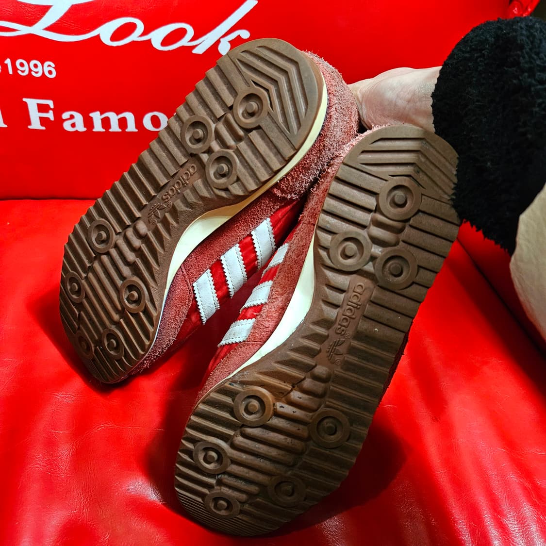 아디다스(Adidas) SL72 빈티지 레드 스니커즈 250size 상품이미지6