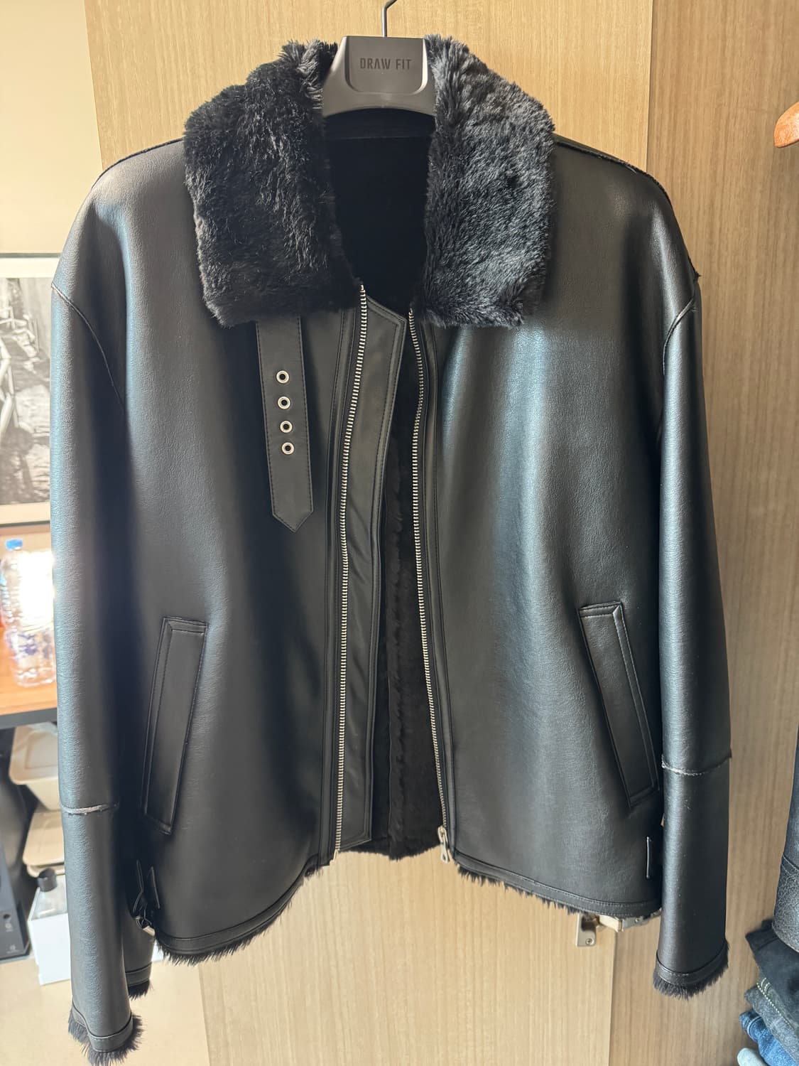 드로우핏 오버핏 무스탕 XL 상품이미지1