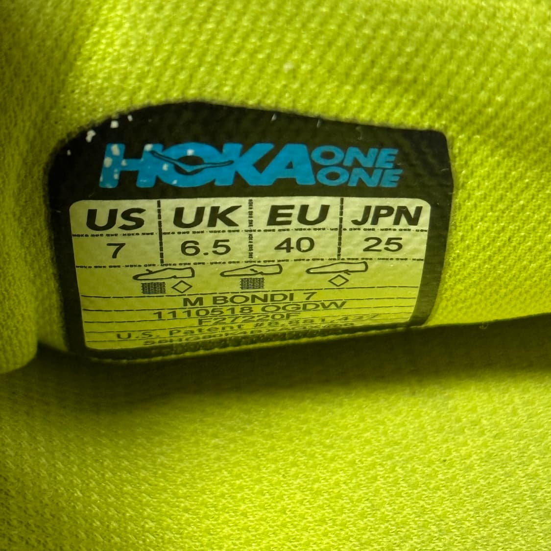[정가 20만원] HOKA 호카 본디7 러닝화 250 상품이미지8