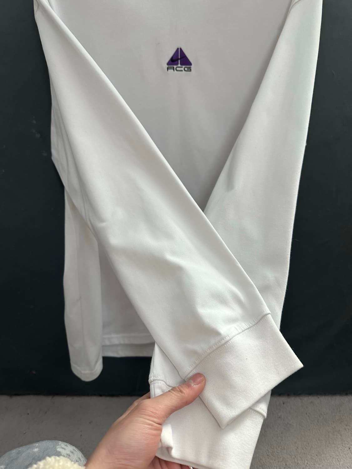 나이키 ACG 렁스 롱슬리브 티셔츠 서밋 화이트 110(xxl) 상품이미지6