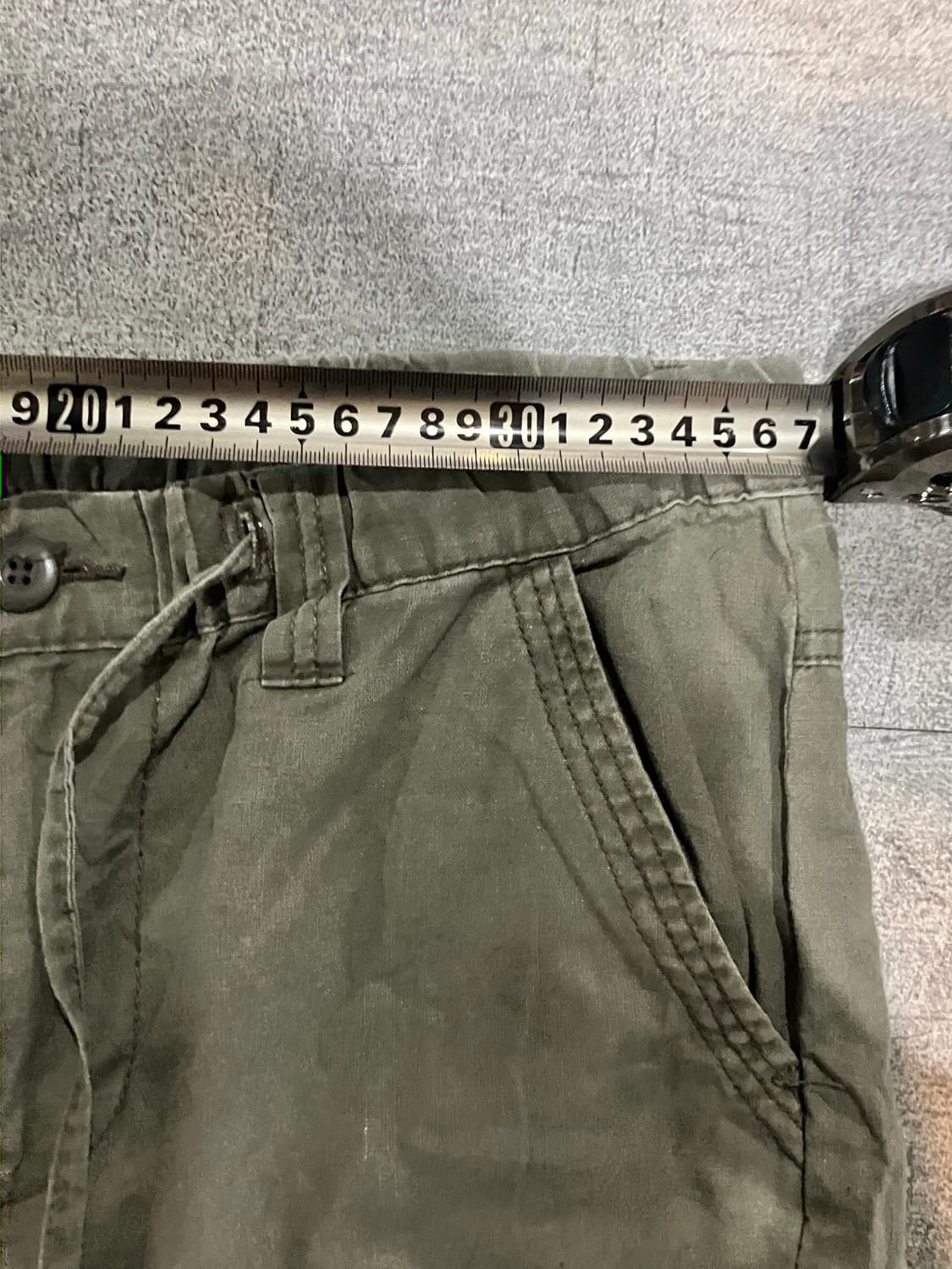 일본빈티지 핀터깔y2k 하구미모리걸 너드남 셔링카고팬츠 상품이미지2