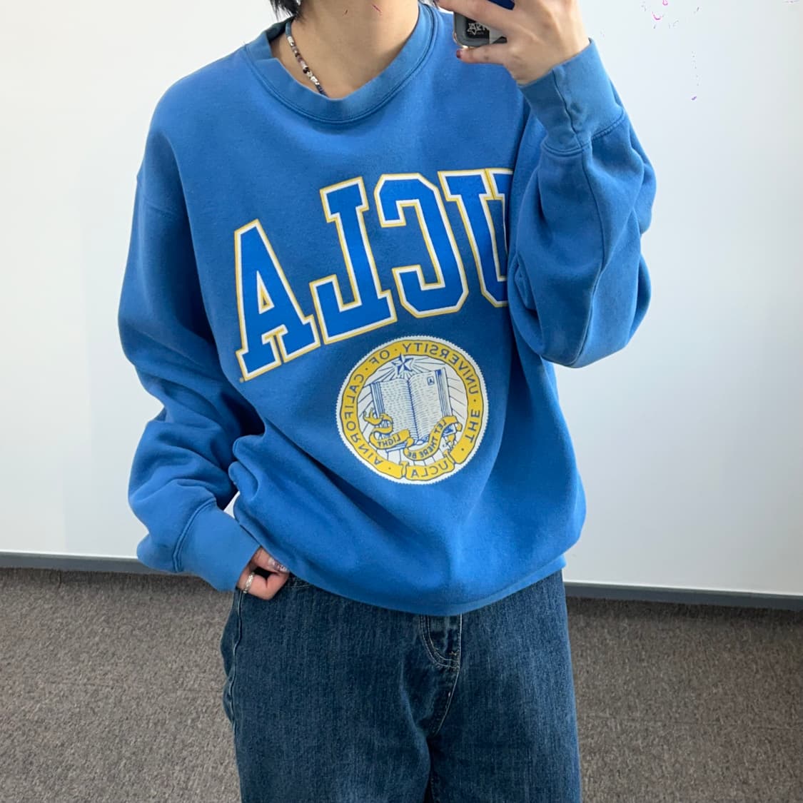 Jasport 잔스포츠 UCLA 스카이블루 맨투맨 상품이미지2