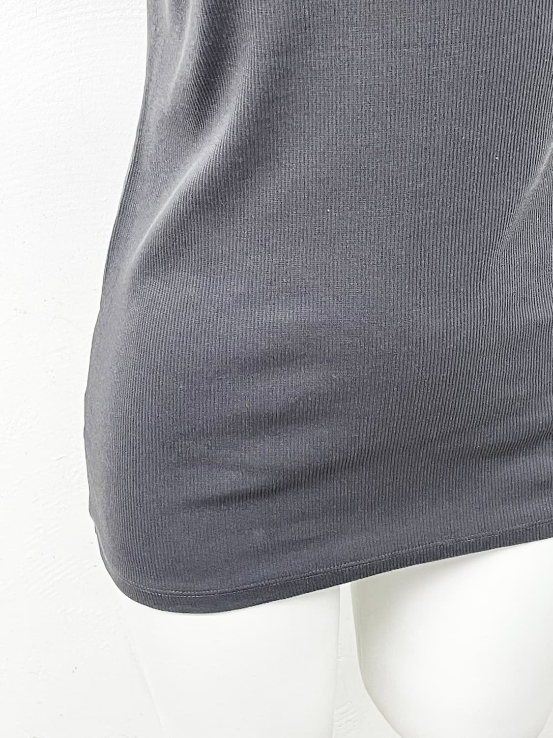 차콜 골지 레이스 탑 상품이미지3