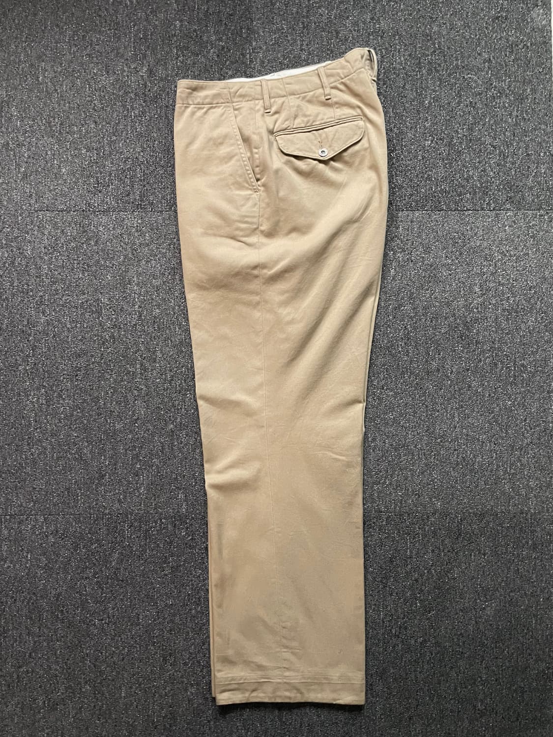 피그벨 401 오피서트라우저 와이드 치노 카키 2사이즈  상품이미지3