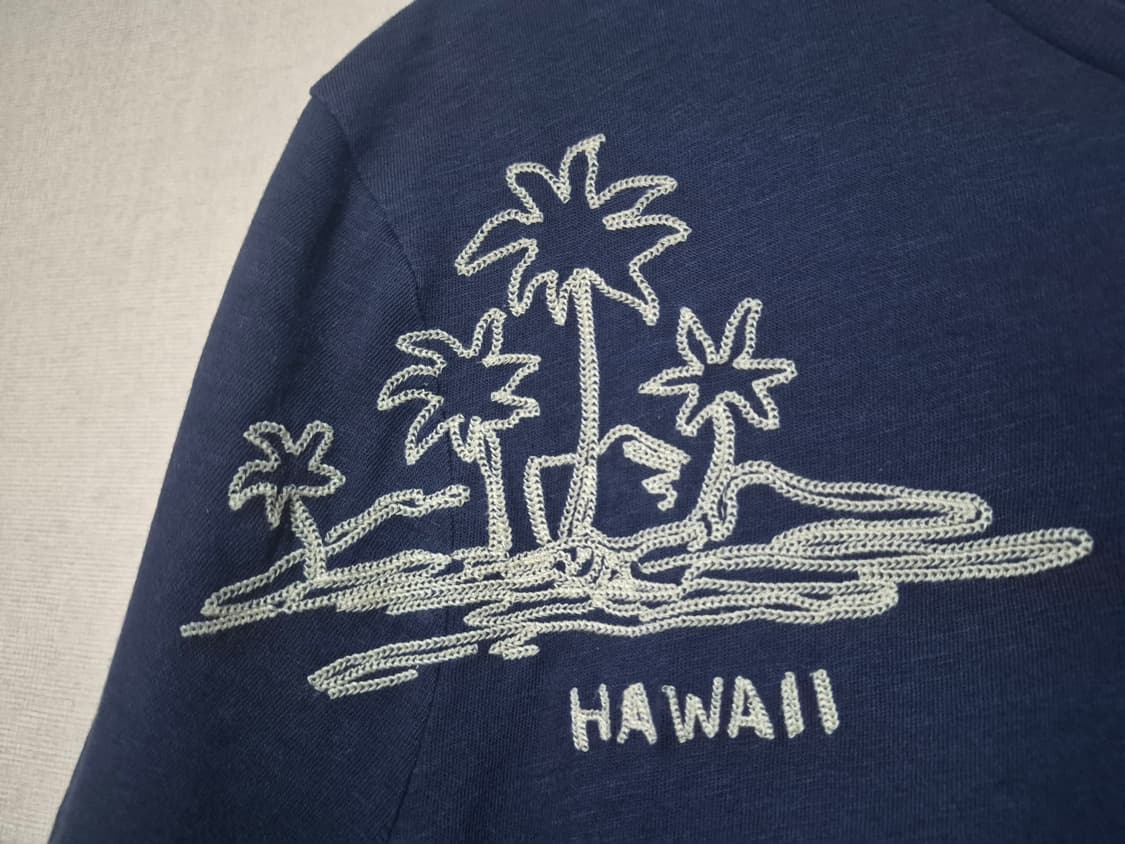 폴로 야자수 자수 라운드 반팔 (XL) 상품이미지6