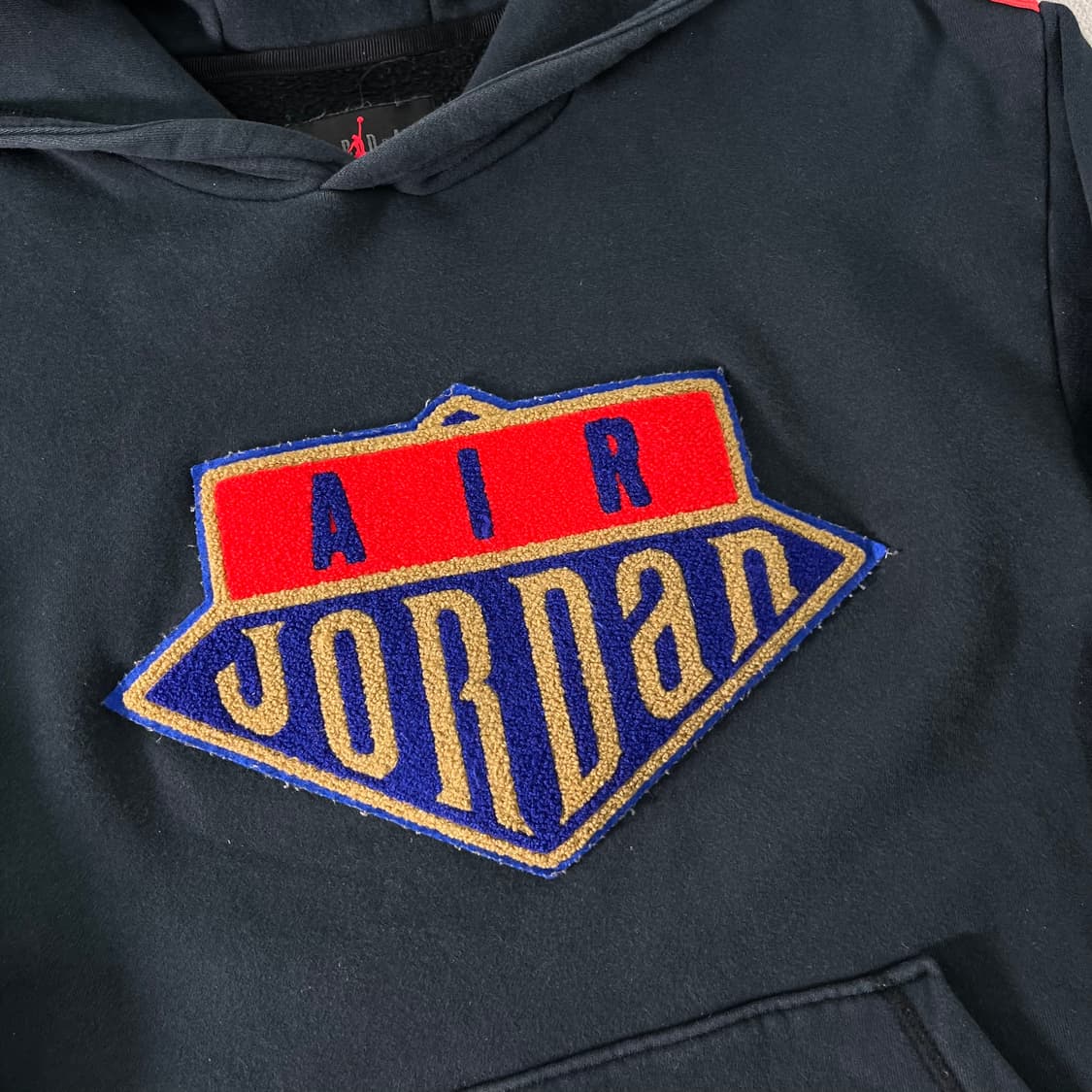 100 조던 패치로고 네이비 후드티 상품이미지2