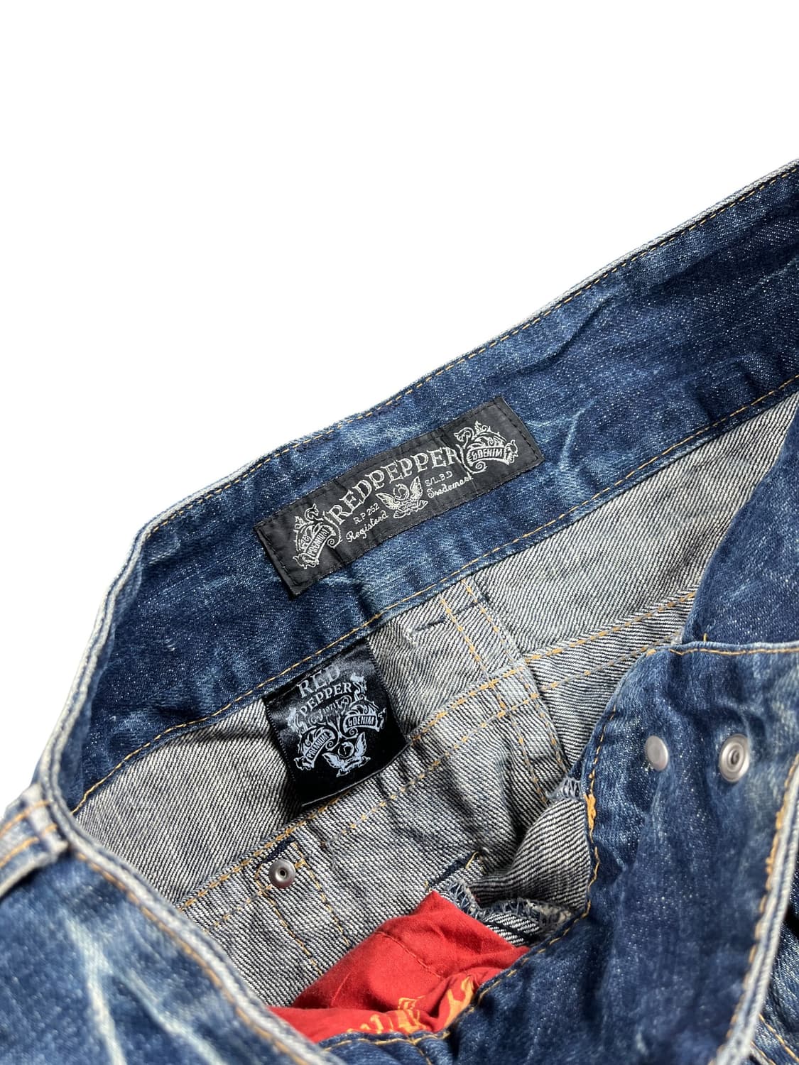 Vintage  스터드 디자인 데님팬츠 상품이미지3