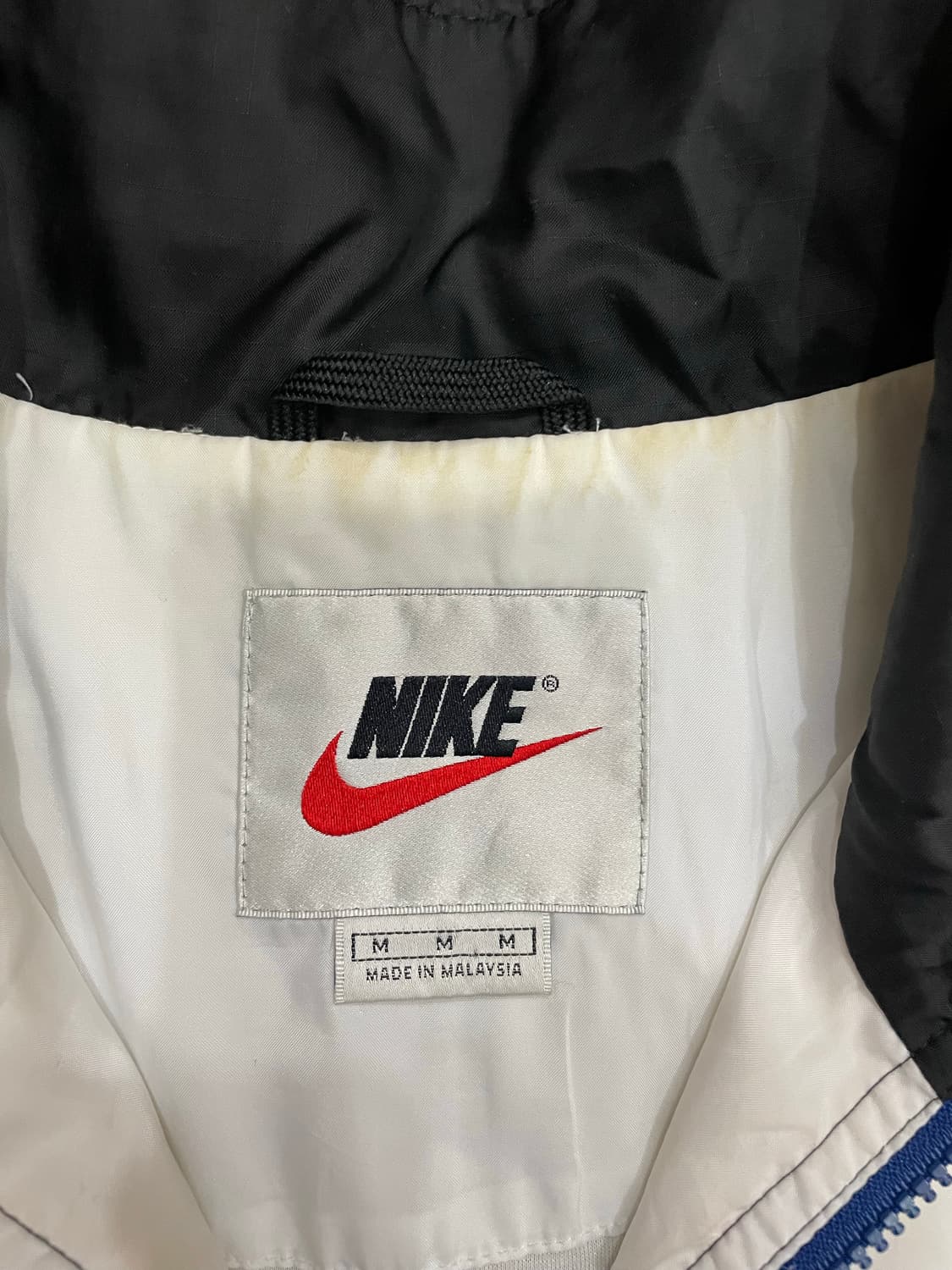 90s 나이키 희귀 올드스쿨 바람막이 멀티블루 상품이미지6