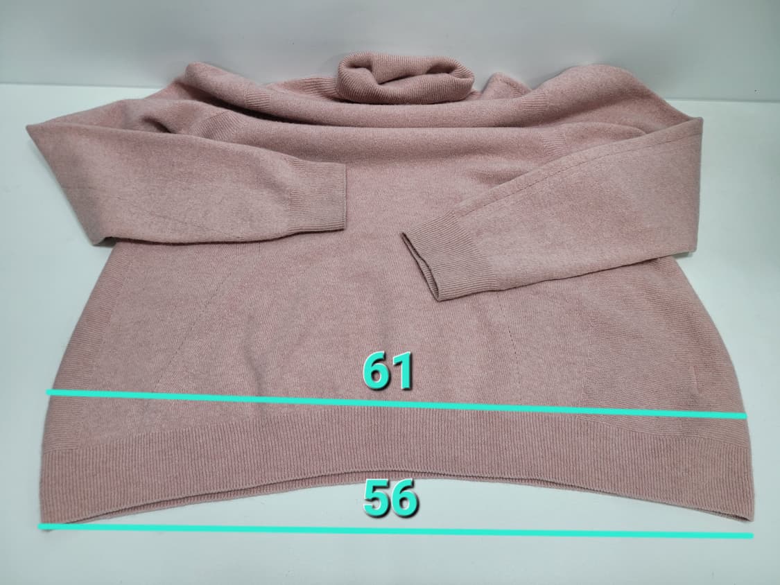 MIKVE 22FW 미크베 울 캐시미어 터틀넥 니트 / 여 M 핑크
 상품이미지9