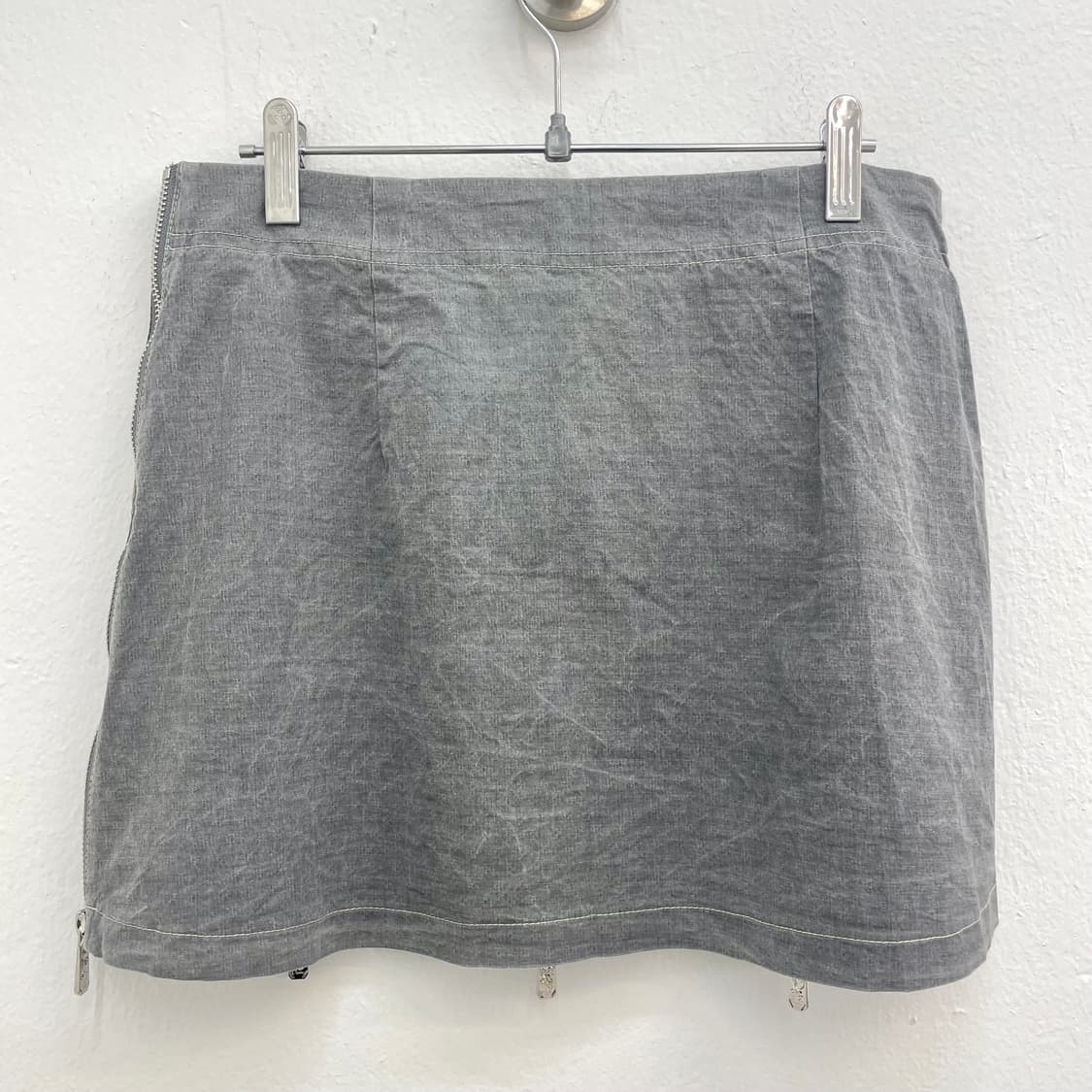 Industrial Zip Mini Skirt 상품이미지2