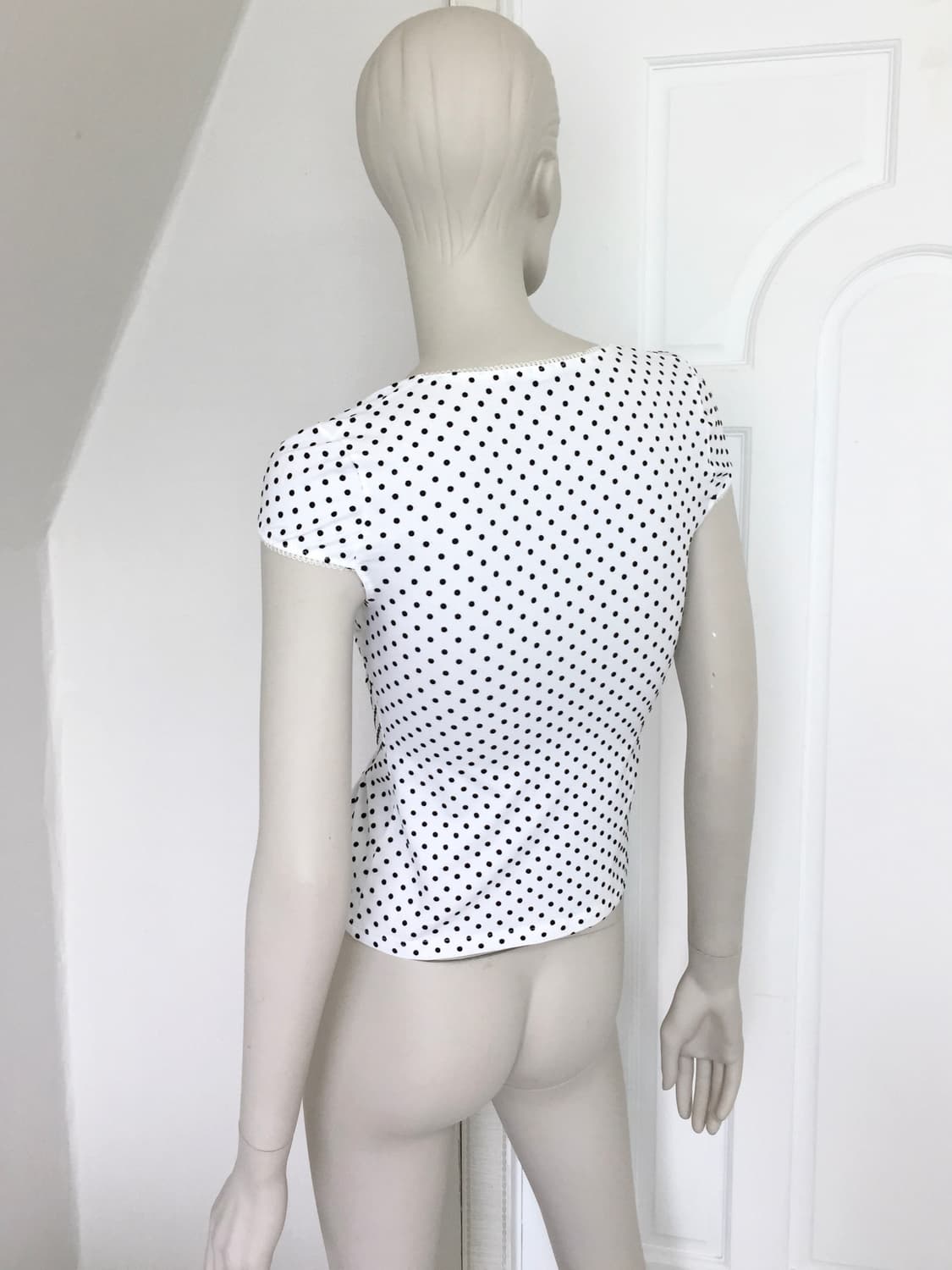 Just C*vali Polkadot Puff top 상품이미지4