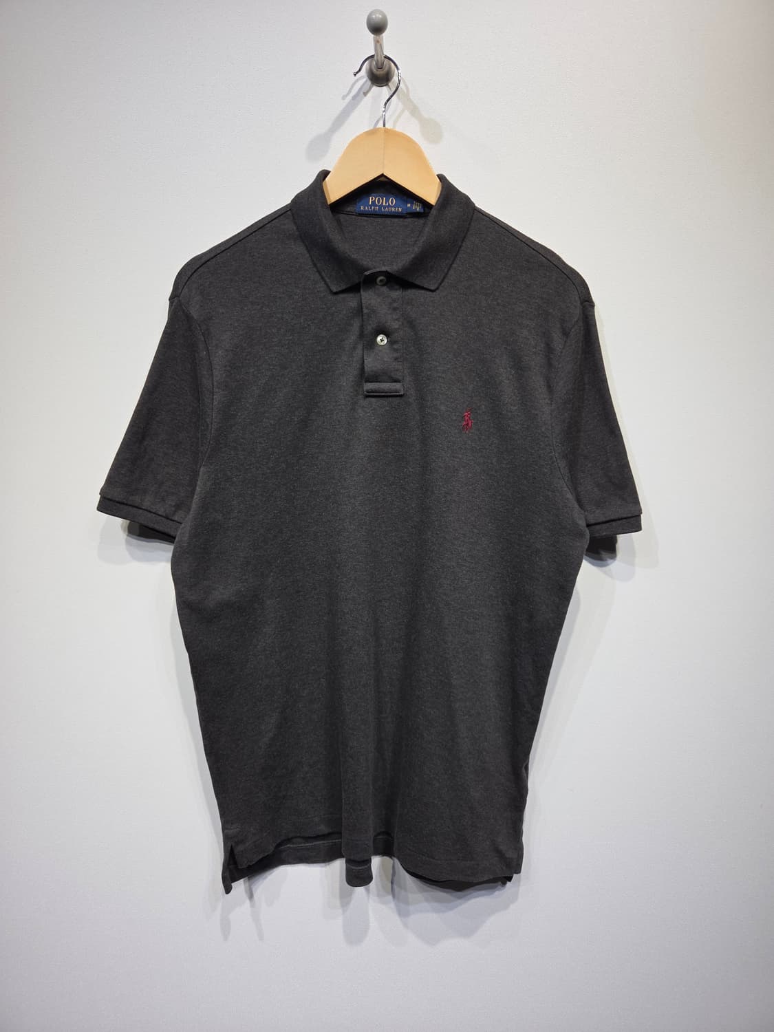 폴로 랄프로렌 반팔 카라티 차콜 그레이 상품이미지2