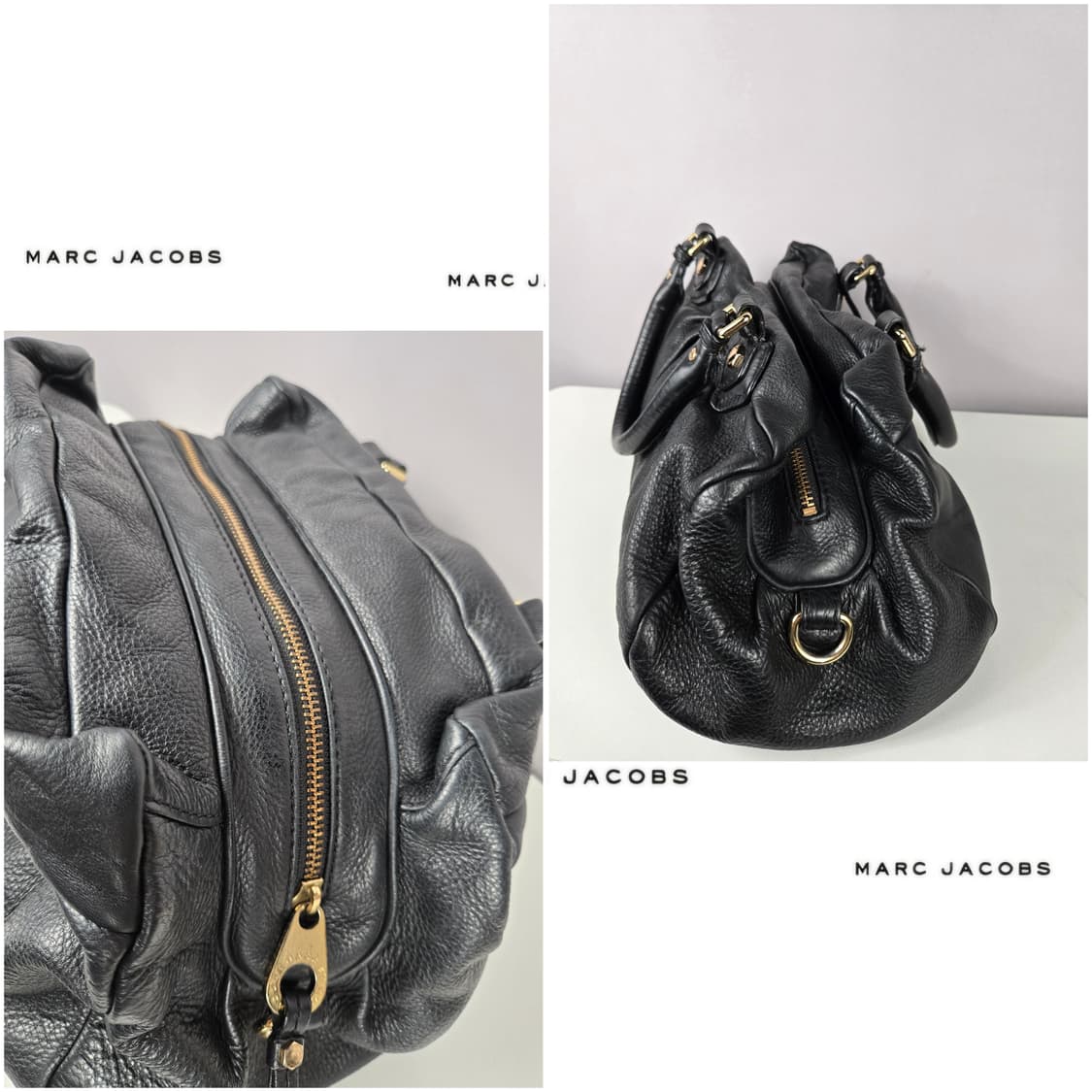 마크제이콥스 클래식 큐 그루비 라지 가죽 토트백 가방 정품 블랙 그루비백 상품이미지7