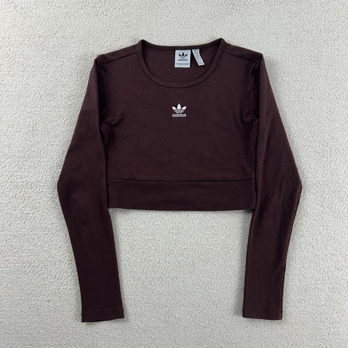 아디다스 트레포일 로고 롱슬리브 크롭티 상품이미지3