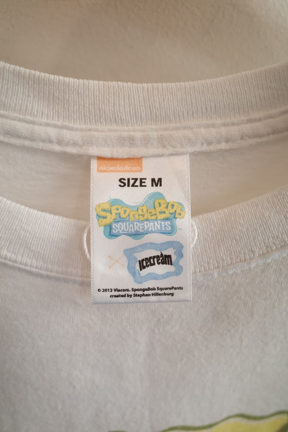BBC Ice cream X SpongeBob 콜라보 프린팅 티셔츠 상품이미지4