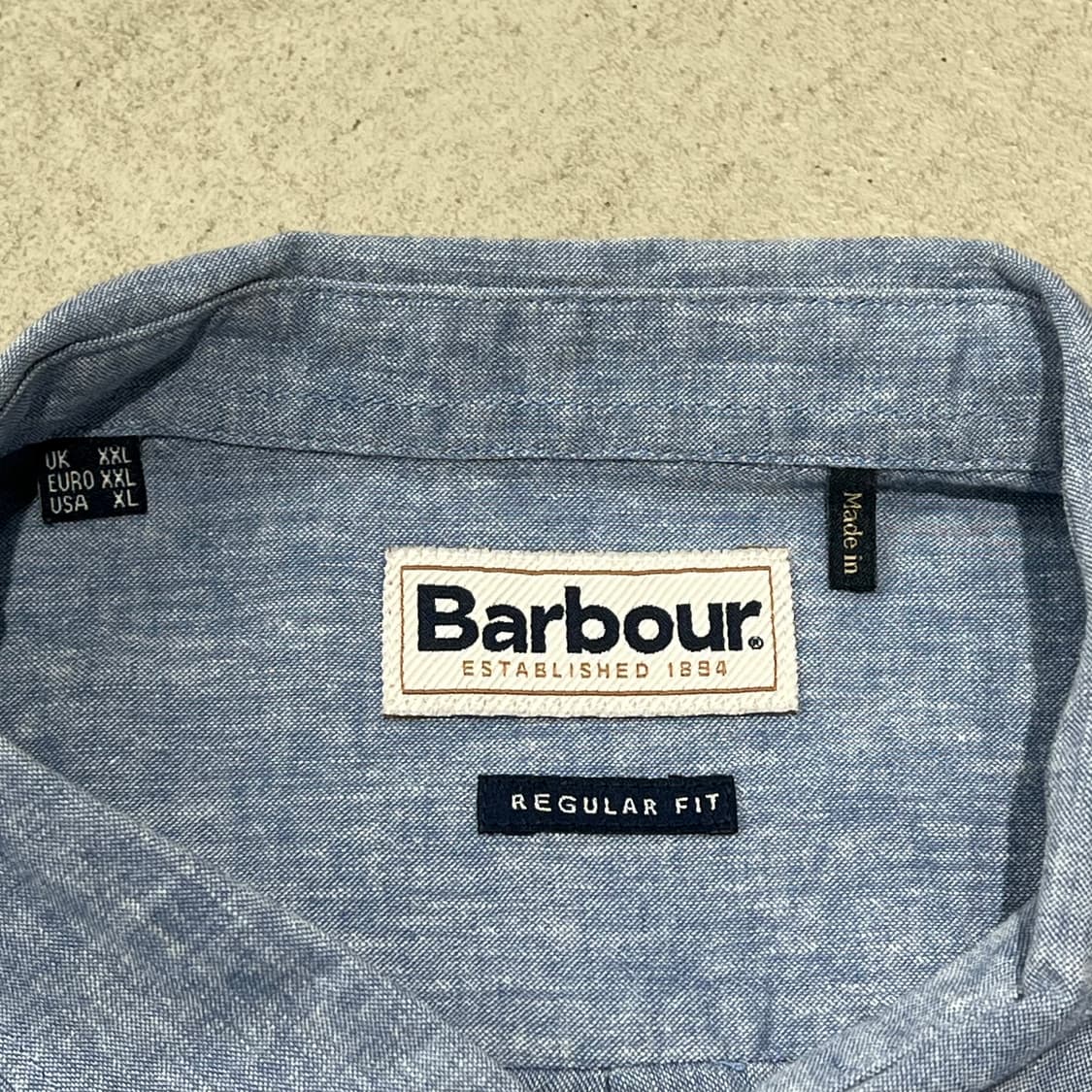 바버 린넨 하프셔츠 s10659 상품이미지6