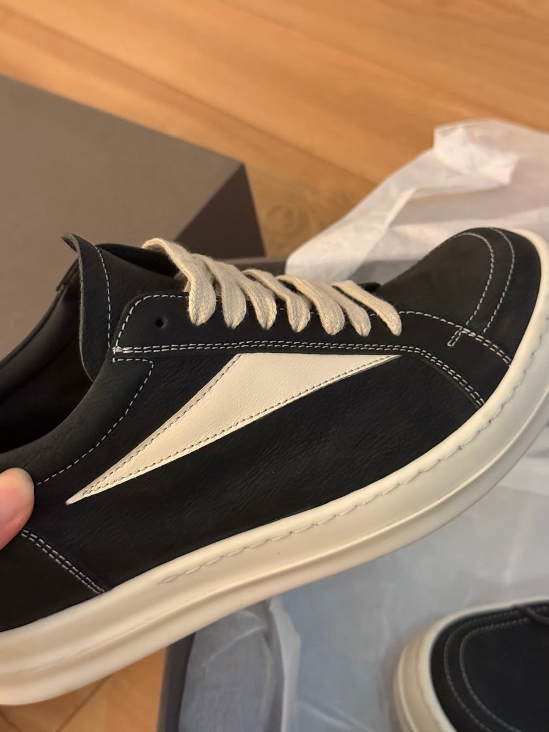 릭오웬스  Drkshdw 반스 여성용 (송아지가죽) 상품이미지2