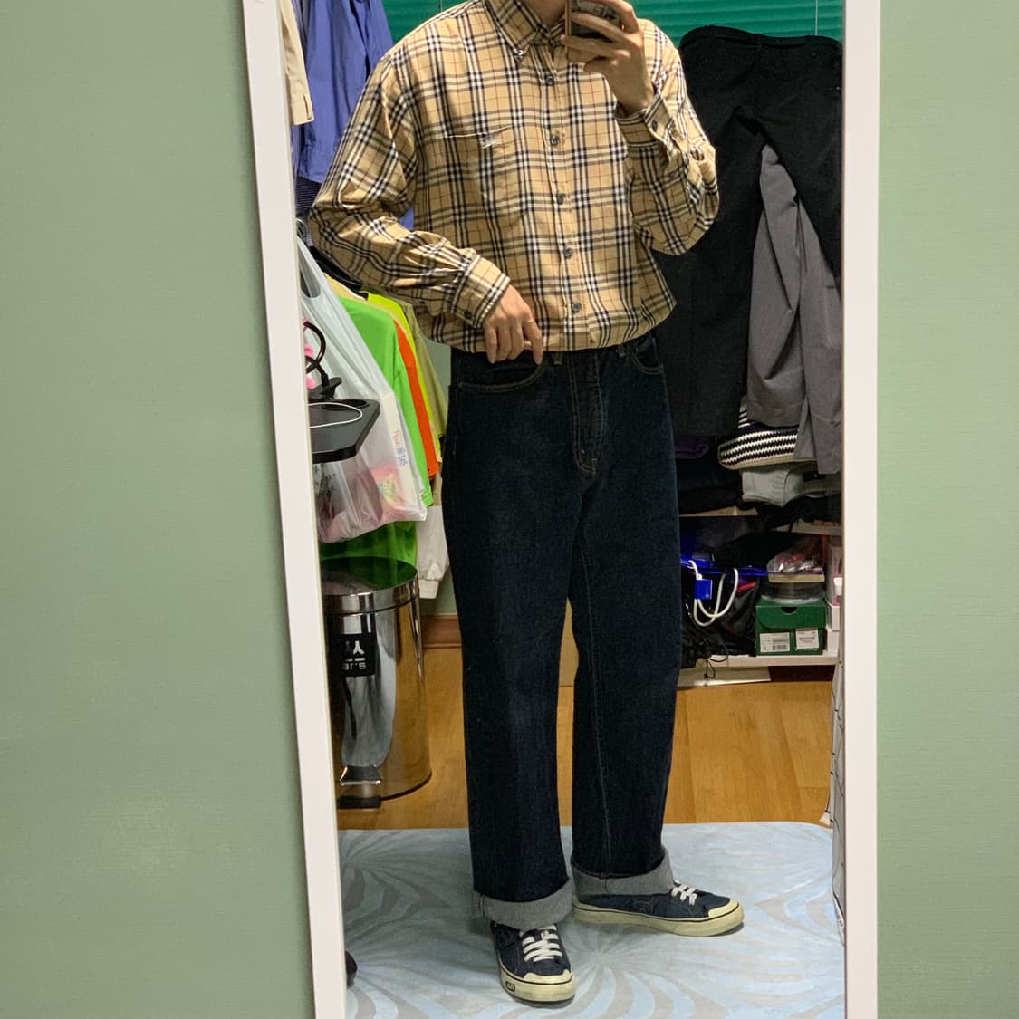 버버리 노바체크 셔츠(정품) 상품이미지2